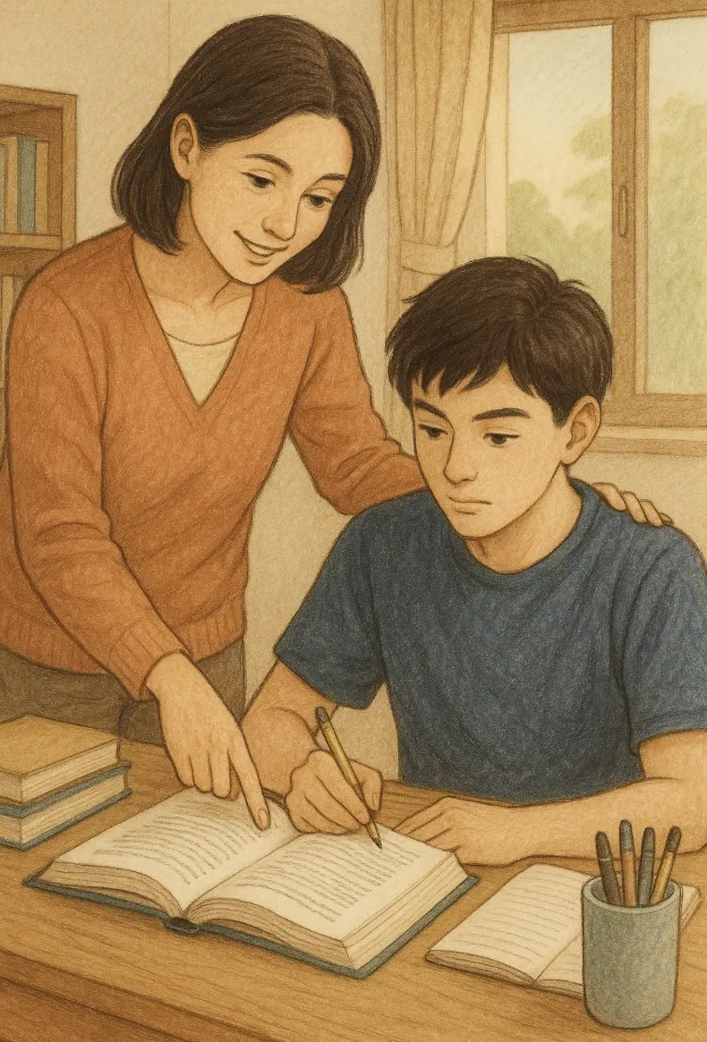 [都市] 高中陪读母子 母子,甜文,纯爱,无绿