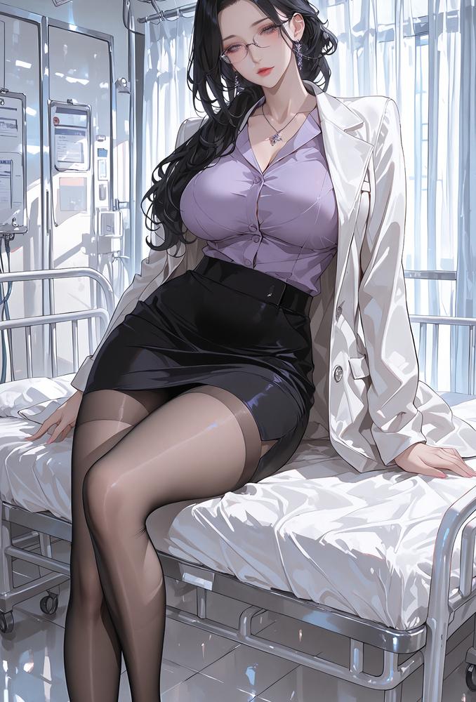 [都市] 初中女友的性感校医母亲 熟女,调教,丝袜,性奴,母女花,制服,淫堕,目前犯,AI辅助