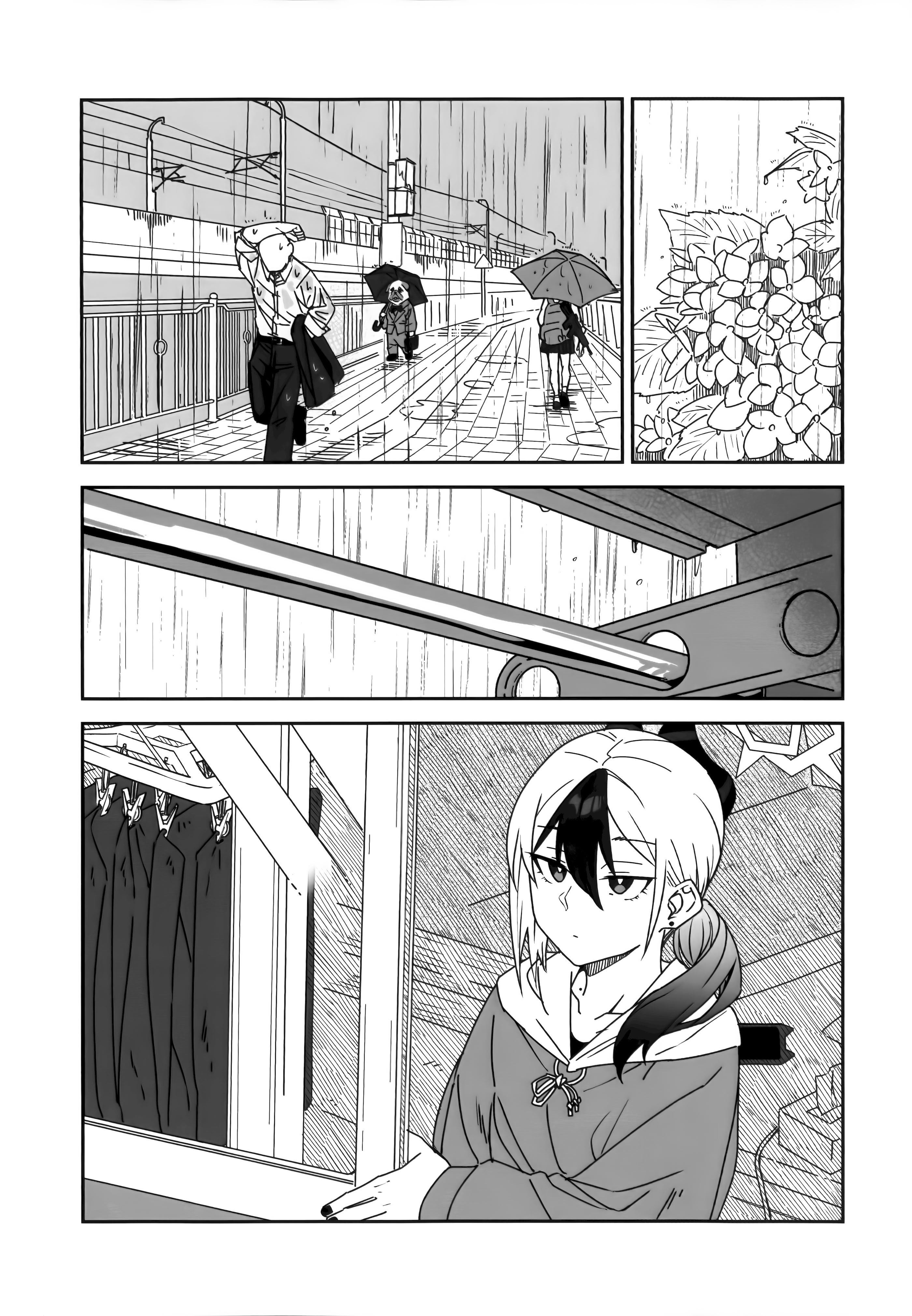 [日本漫画] (C106) [麻辣猫鍋 (雲丹肉膾)] 雨の日、カヨコと (ブルーアーカイブ) 单本,高潮潮吹,巨乳大奶,单女,单男,内射中出#[30P]-4