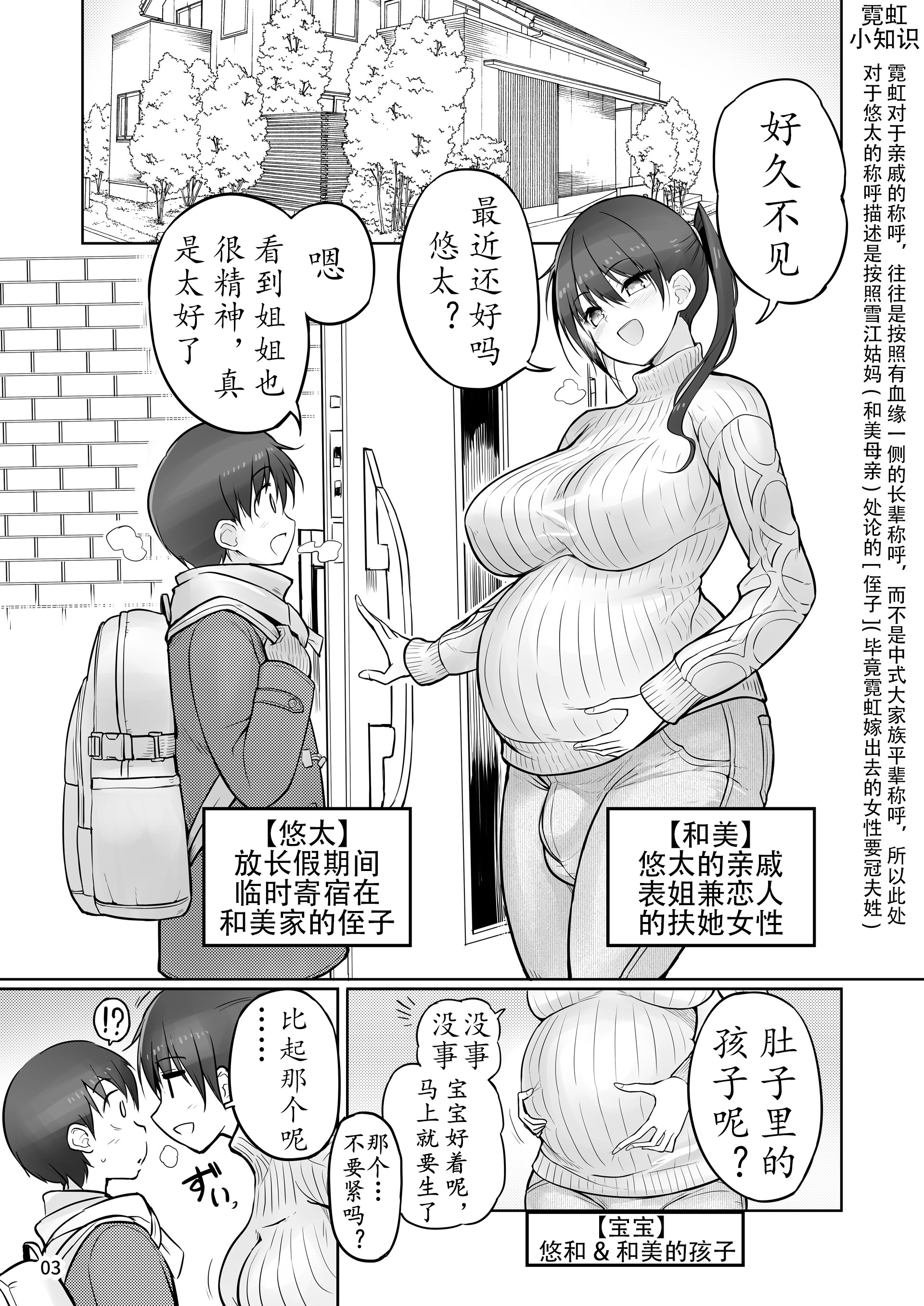 [日本漫画] [エフ屋 (メッシィ)] ふたなりおねえちゃん精液風呂出産せっくす｜扶她姐姐的精液浴出产SEX [退役苍蓝星汉化组] [DL版] 单本,正太控,巨乳大奶,扶她futa,姐姐,怀孕#[34P]-3