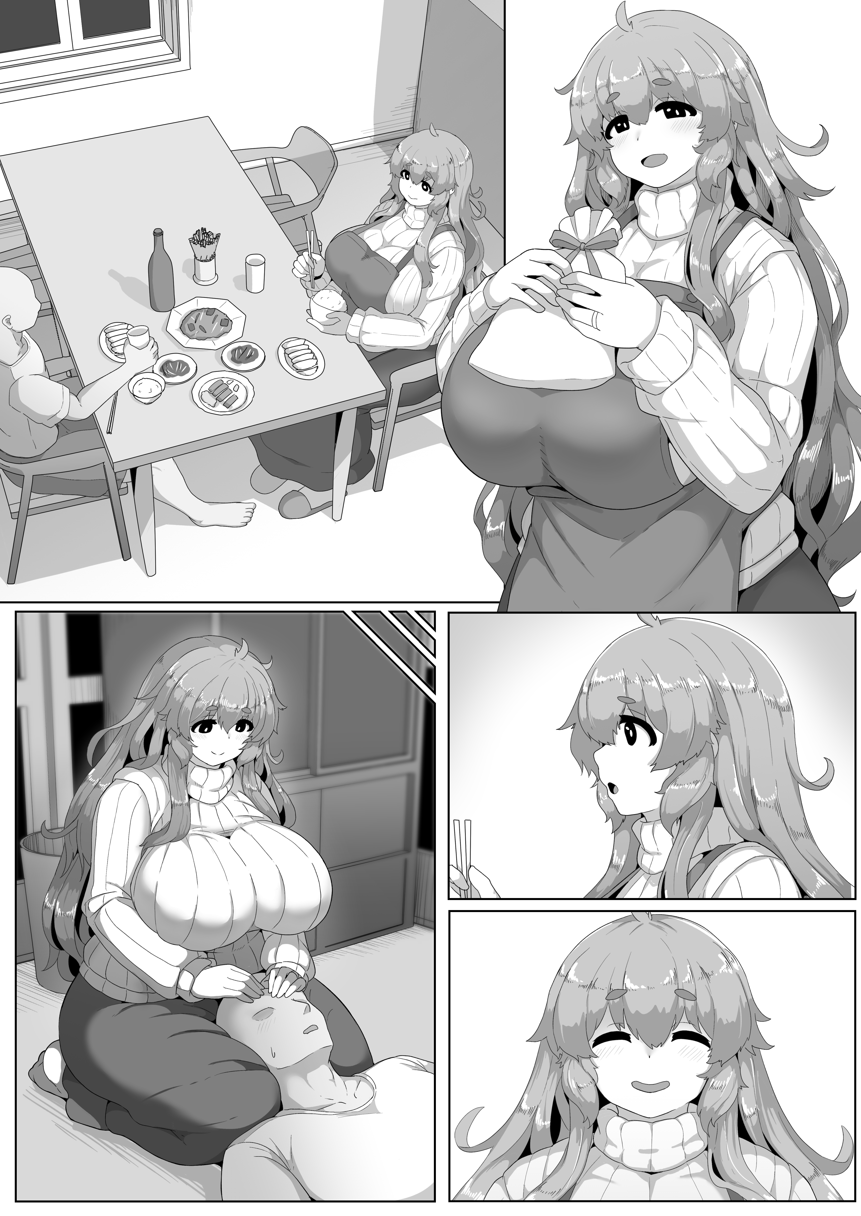 [日本漫画] [moya] 母の日漫画2026 单本,巨乳大奶,露出,大阴茎#[12P]-8