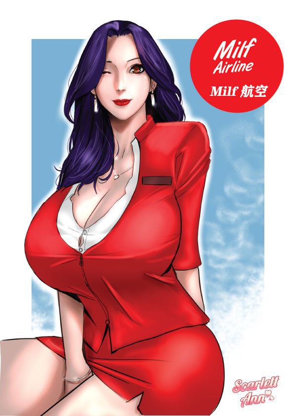 [淫乱的空姐妈妈][Scarlett Ann] Milf Airline 辣妈航空 1 1
