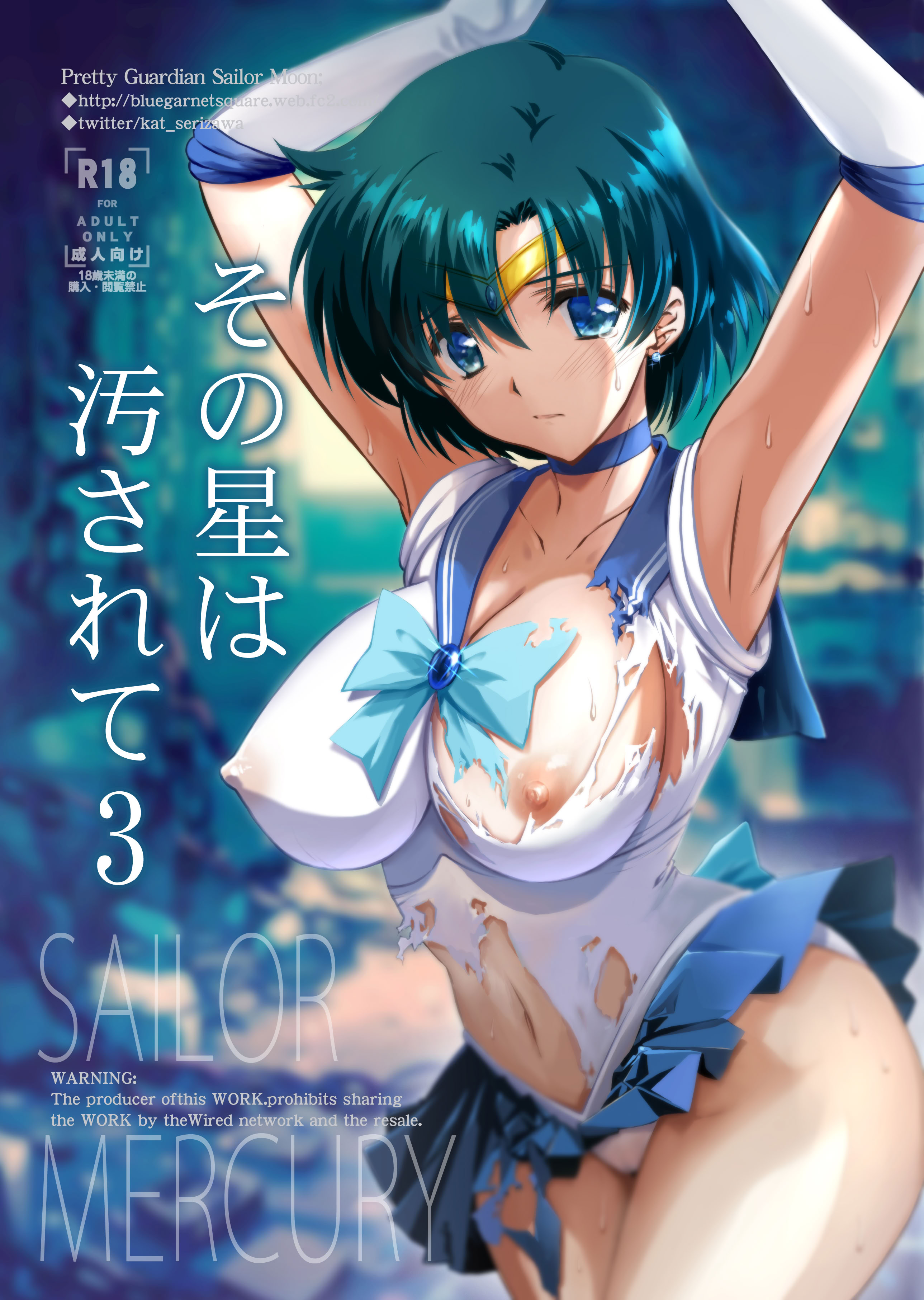 [日本漫画] [ブルーガーネット (芹沢克己)] その星は汚されて 3 (美少女戦士セーラームーン)｜被玷污的那颗星 3  单本,巨乳大奶,单女,单男,内射中出,丝袜#[18P]-1