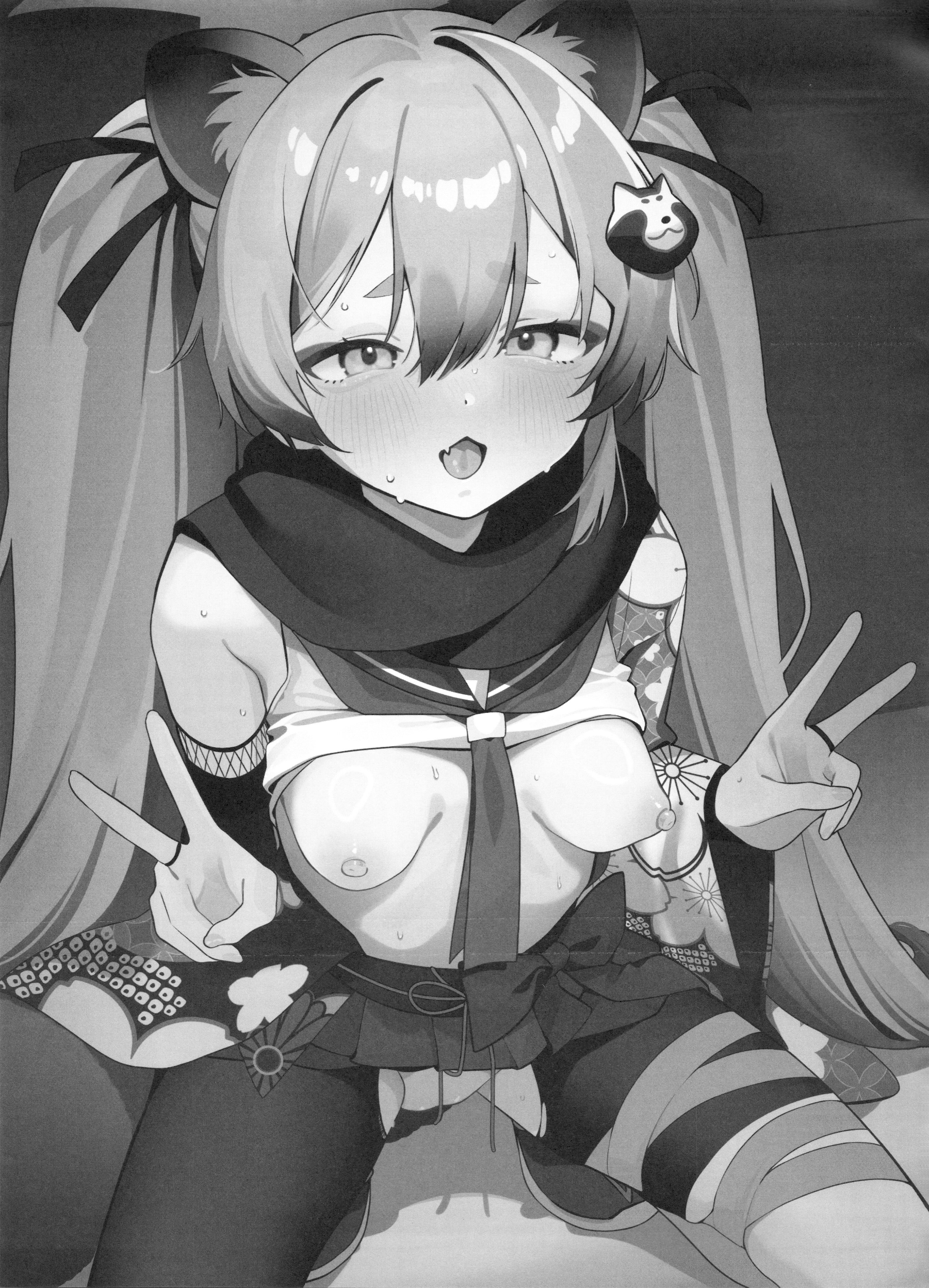 [日本漫画] (C106) [つるつるおでこ (で子)] 少女淫法帖ミチルっち (ブルーアーカイブ)｜少女淫法帖 色色小满亲 单本,萝莉,巨乳大奶,大阴茎#[20P]-6
