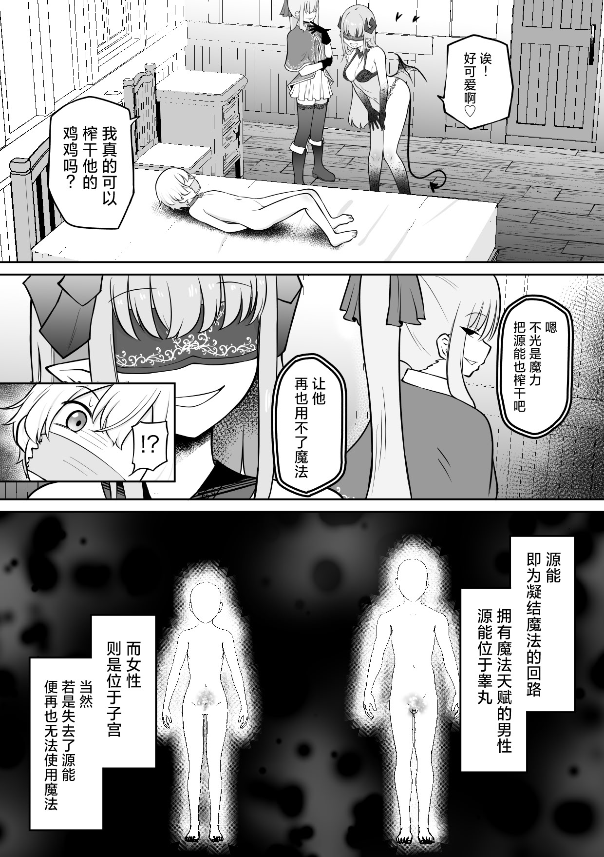 [日本漫画] [ぱ～みっしょん (ざんどろ)] 学年1位のボクがサキュバスに全て搾り取られるお話 [中国翻訳] 单本,调教,巨乳大奶,单女,单男,束缚,丝袜#[27P]-6