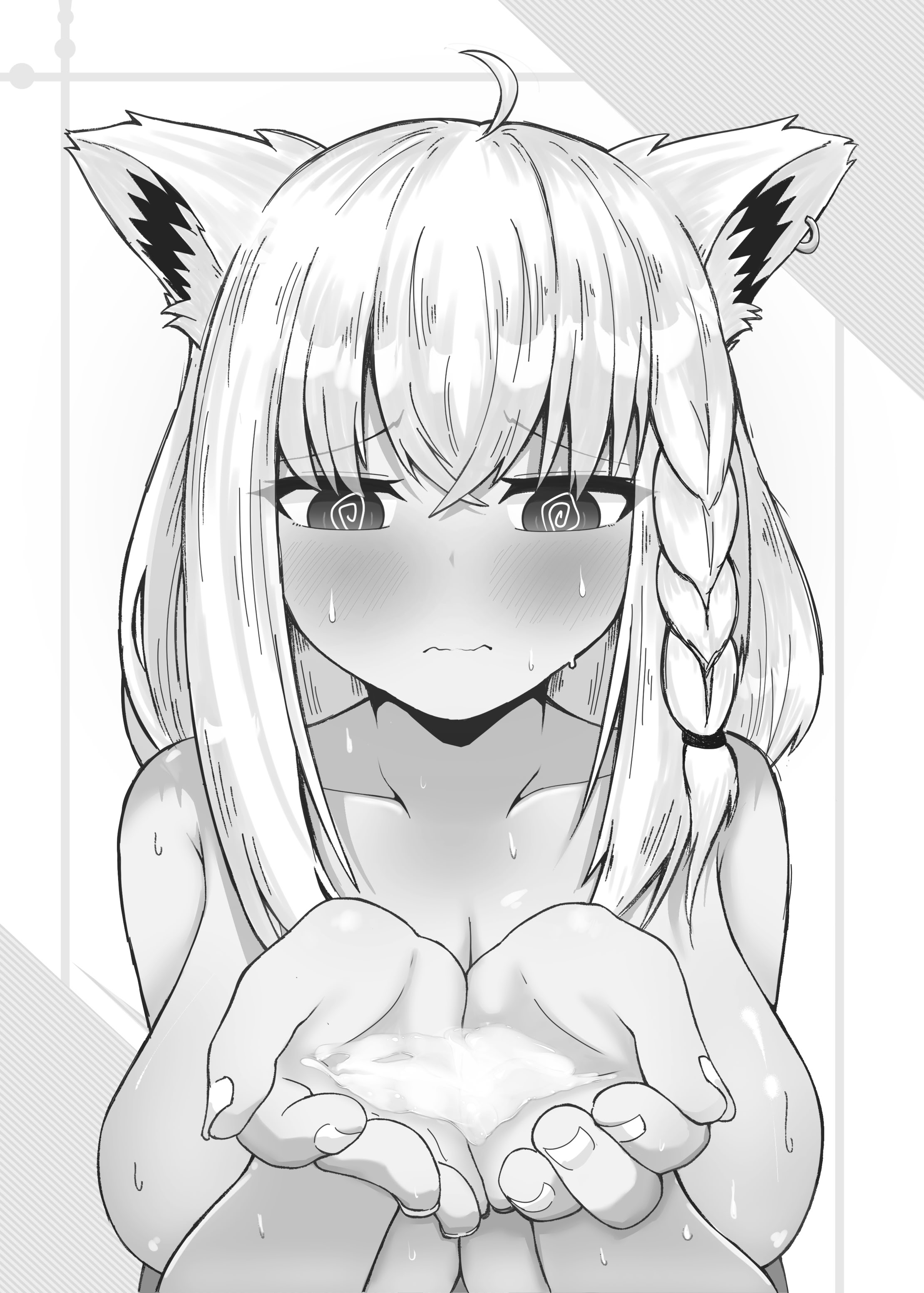 [日本漫画] [新緑バンガード (ざびりこ)] フブちゃんがしこたま飲んでくれる本 (白上フブキ) 单本,萝莉,巨乳大奶,露出,大阴茎#[50P]-2