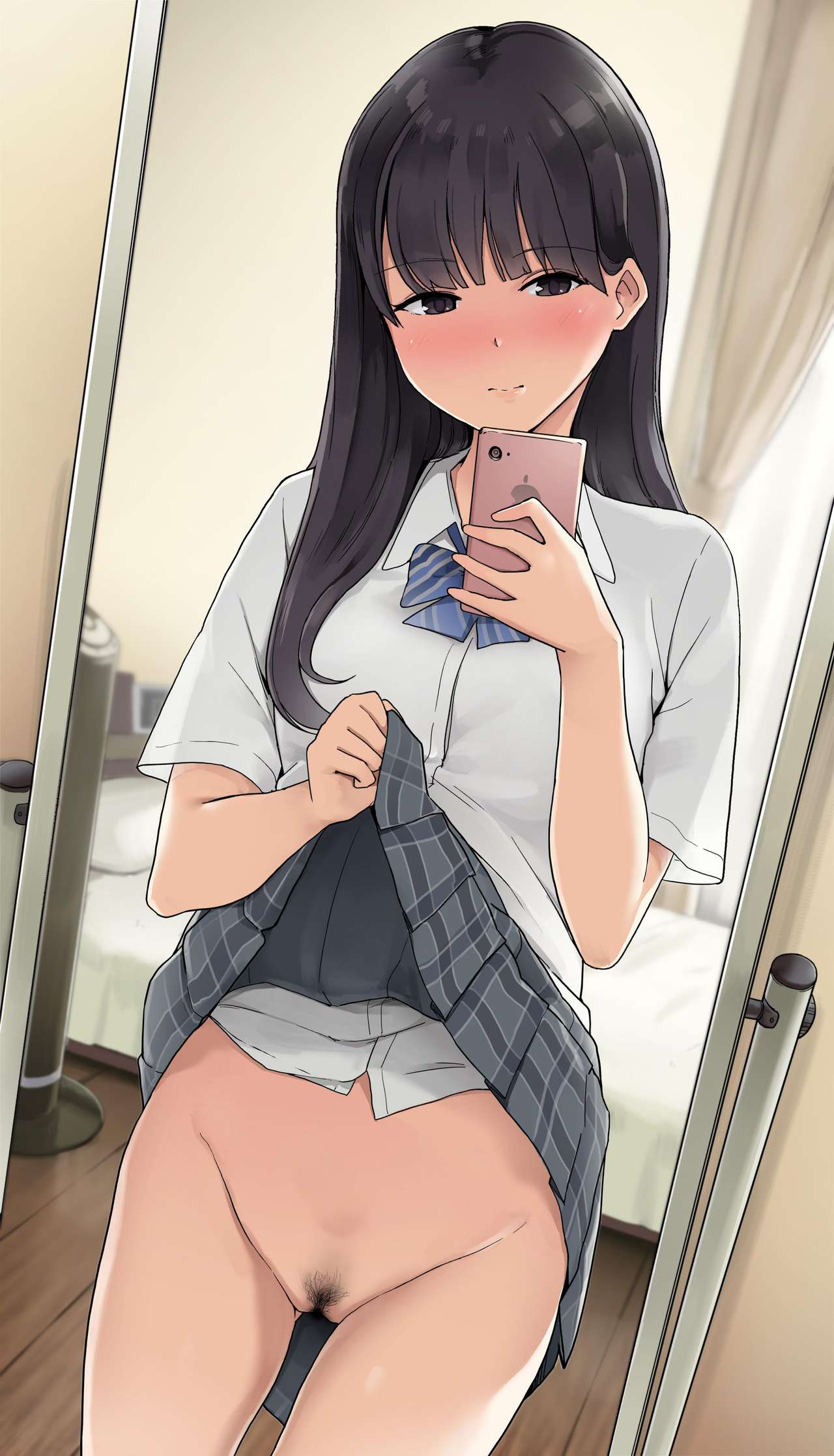 [日本漫画] スマホ撮影にハマってるセフレ女子とハメ撮りするお話 单本,巨乳大奶,女学生#[8P]-1