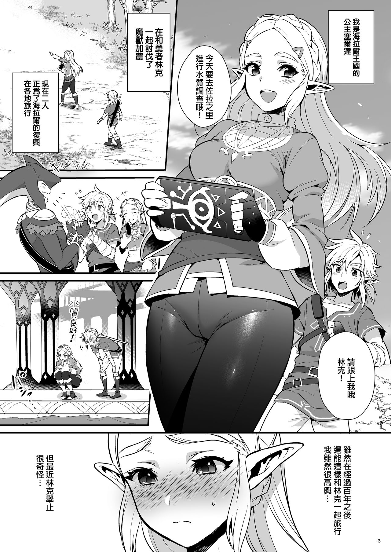 [日本漫画] ハイラル繁栄のためのかつどう! 单本,处女#[26P]-4