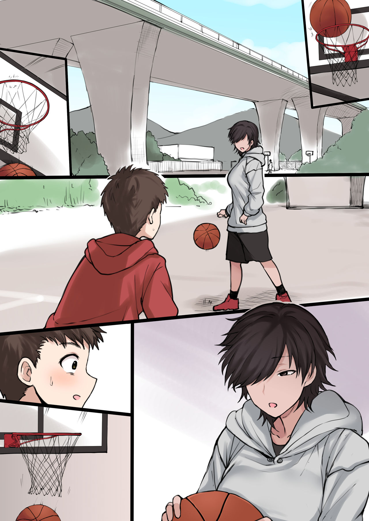 [日本漫画] ボーイッシュ高身長スポーツ女子の絵 单本,NTR#[12P]-9