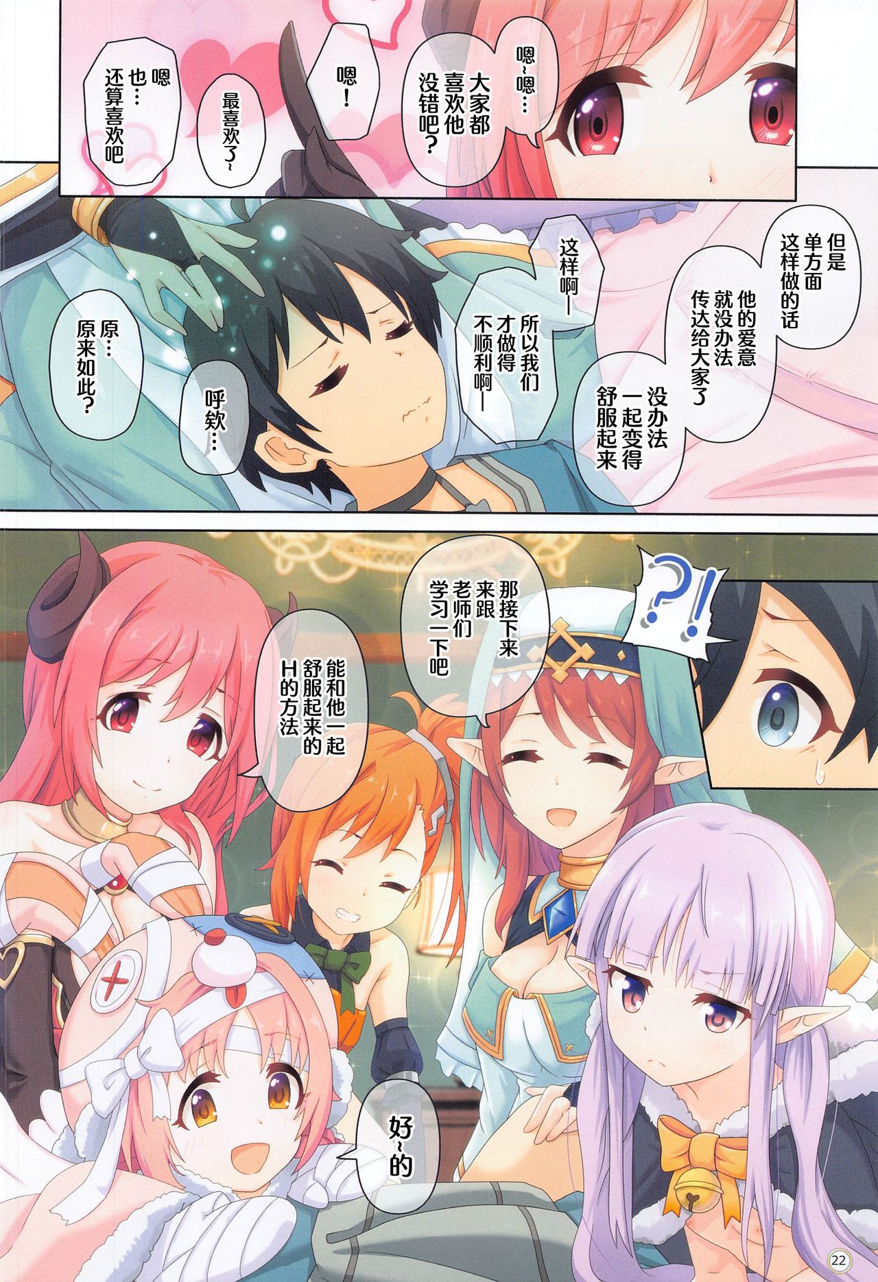 [日本漫画] (COMIC1 BS-sai Special) [MIDDLY (Midorinocha)] Colorful Connect 4th:Dive (Princess Connect! Re:Dive) [Chinese]   单本,萝莉,制服#[36P]-21