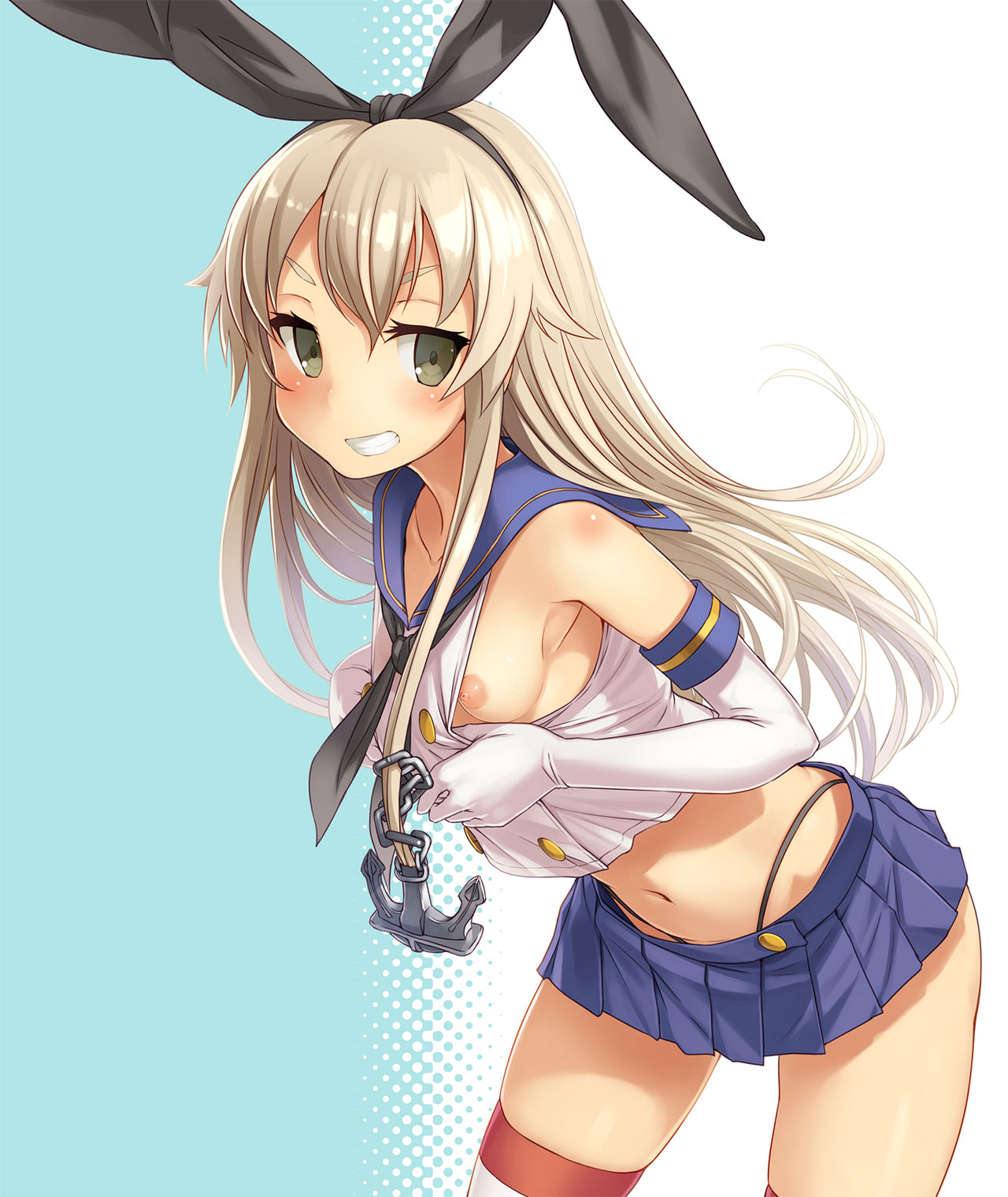 [日本漫画] (C92) [AskRay (Bosshi)] Shimakaze-chan to Teitoku no Ooki na... (Kantai Collection -KanColle-)  单本,单女,女学生制服,单男,内射中出,丝袜#[15P]-10