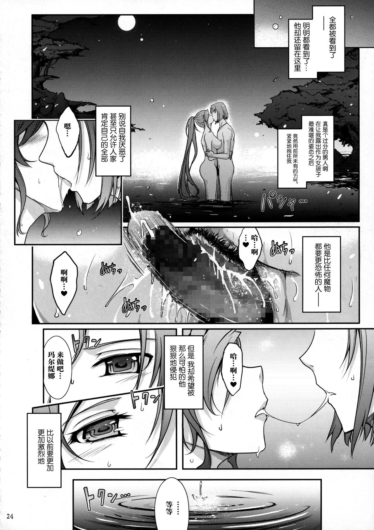 [日本漫画] (C95) [Garyuh-Chitai (TANA)] Kare ga Watashi o Katta Wake II (Dragon Quest XI)  单本,肛门,巨乳大奶,群P,内射中出#[49P]-24