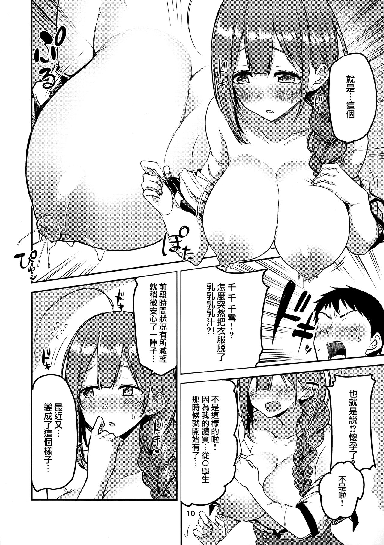 [日本漫画] (C96) [Triple Luck (Miyoshi)] Eh!? Kuwayama Chiyuki kara Bonyuu ga!? (THE IDOLM@STER SHINY COLORS  单本,巨乳大奶,单女,单男,破处#[30P]-10