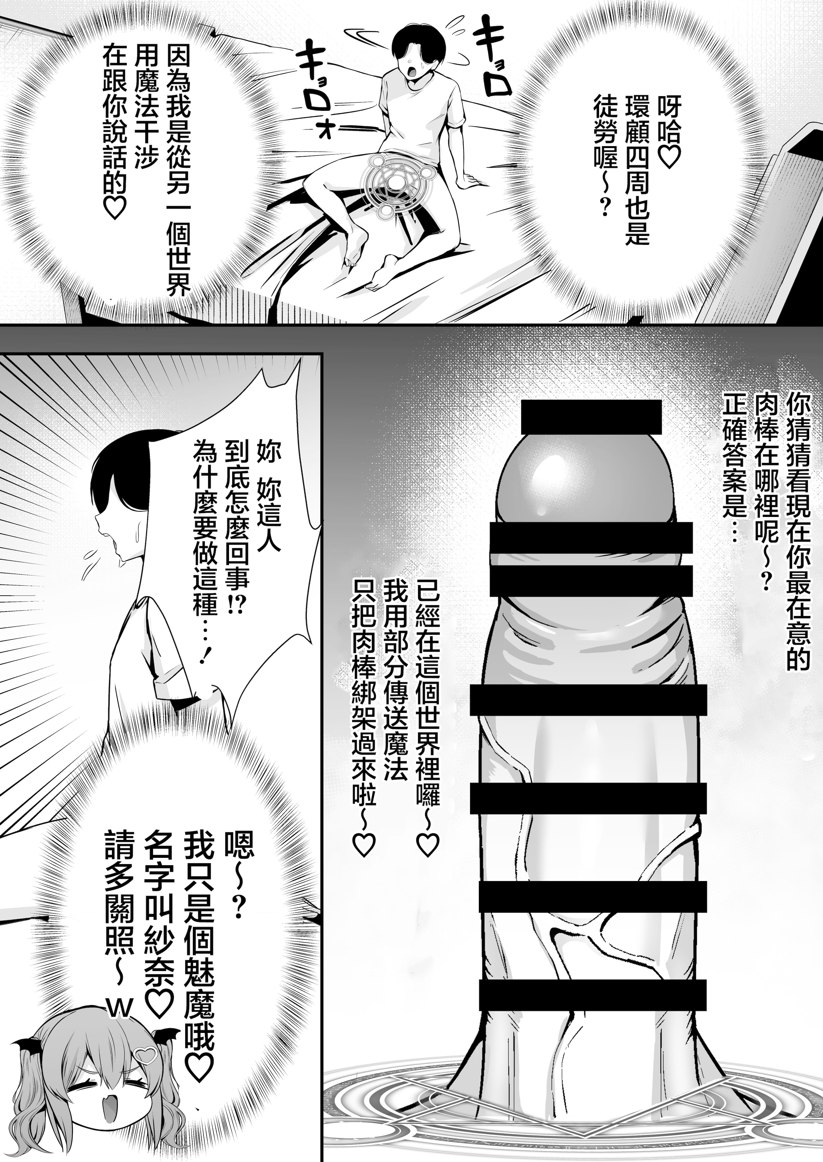 [日本漫画] [ドリームファクトリー (東雲可不可)]【逆レ○プ】サキュバスにちんぽだけ転送魔法で拉致されて好き勝手徹底的に搾精されるお話 单本,巨乳大奶,露出,大阴茎#[49P]-4