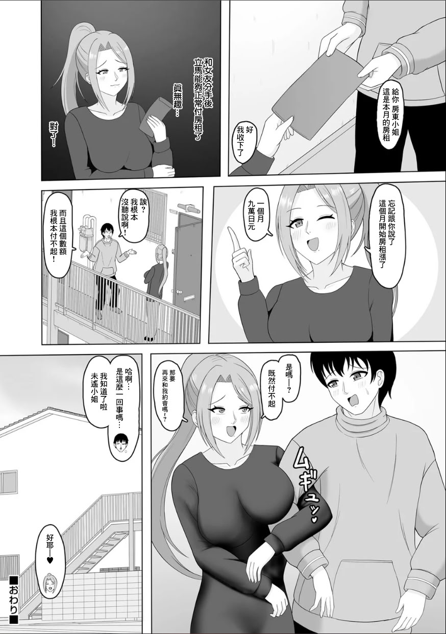 [日本漫画] [あまめ] 巨乳大家さんと逆援ママ活デート 单本,巨乳大奶,露出,大阴茎#[21P]-21