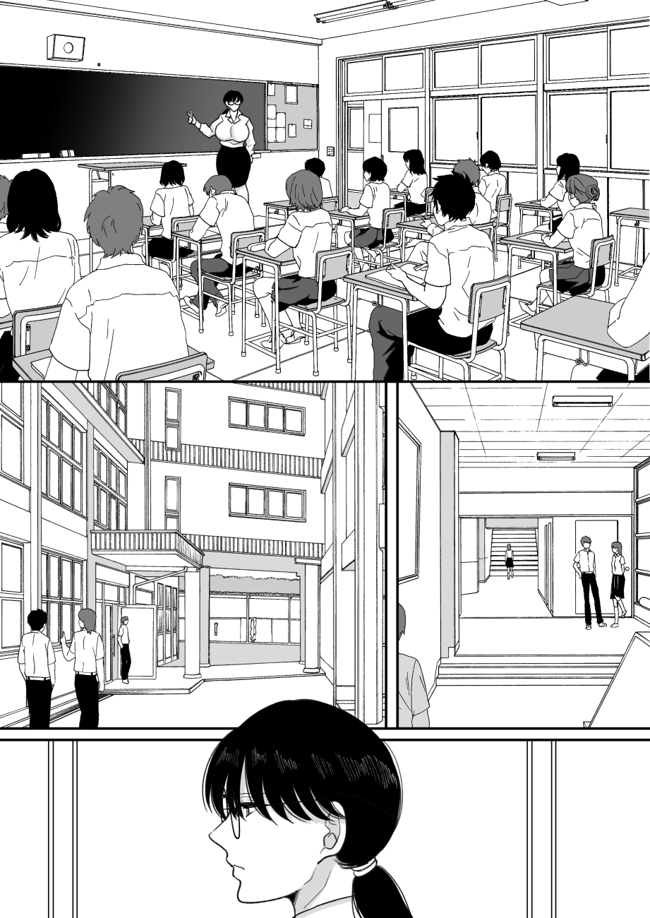 [日本漫画] [にゃんどろ星] 数学教師の母さんが体育教師に寝取られる 单本,巨乳大奶,露出,大阴茎#[27P]-11