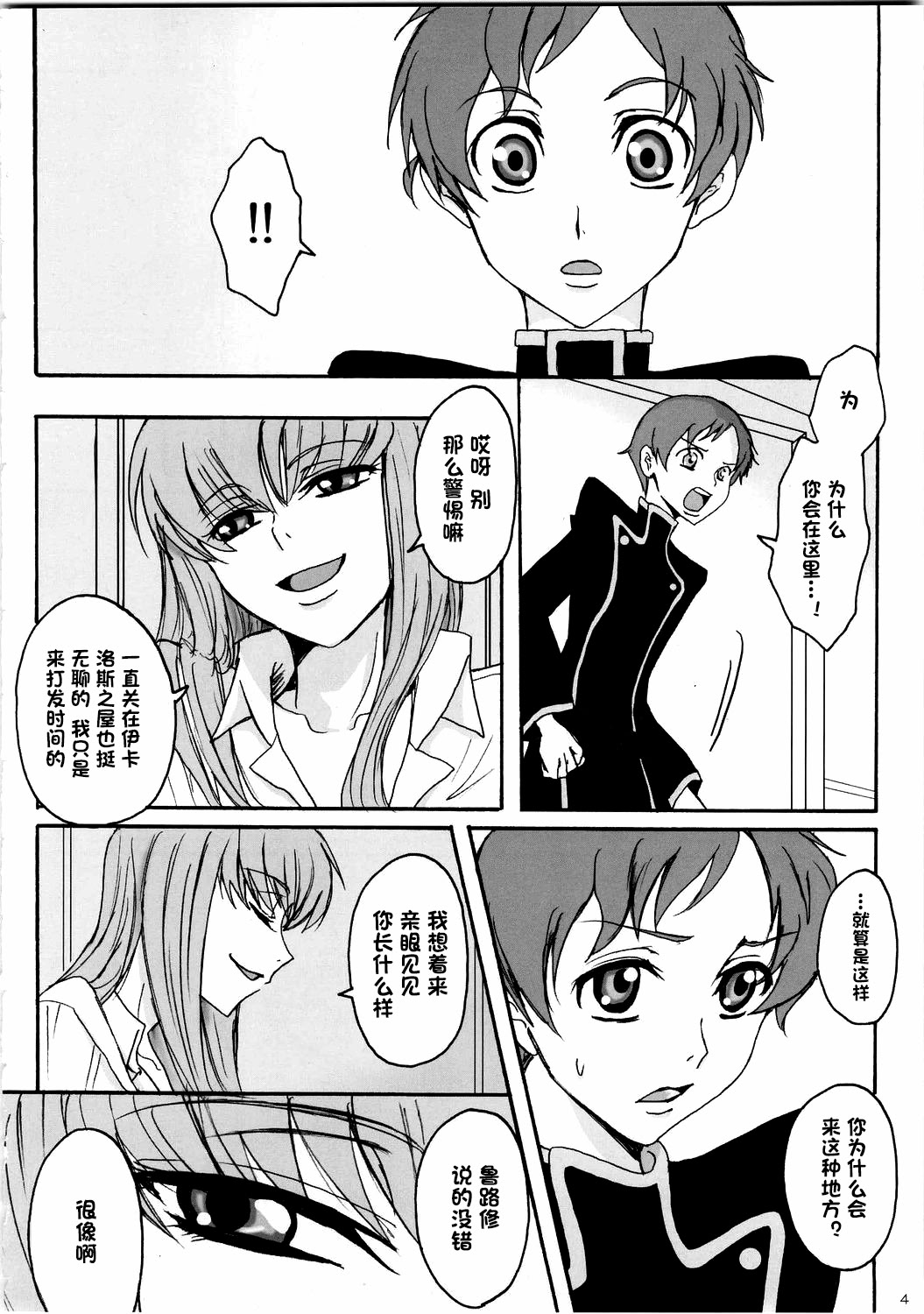 [日本漫画] (C74) [Zooko (和)] シークレット・シークレット (コードギアス 反逆のルルーシュ) 单本,单女#[20P]-3