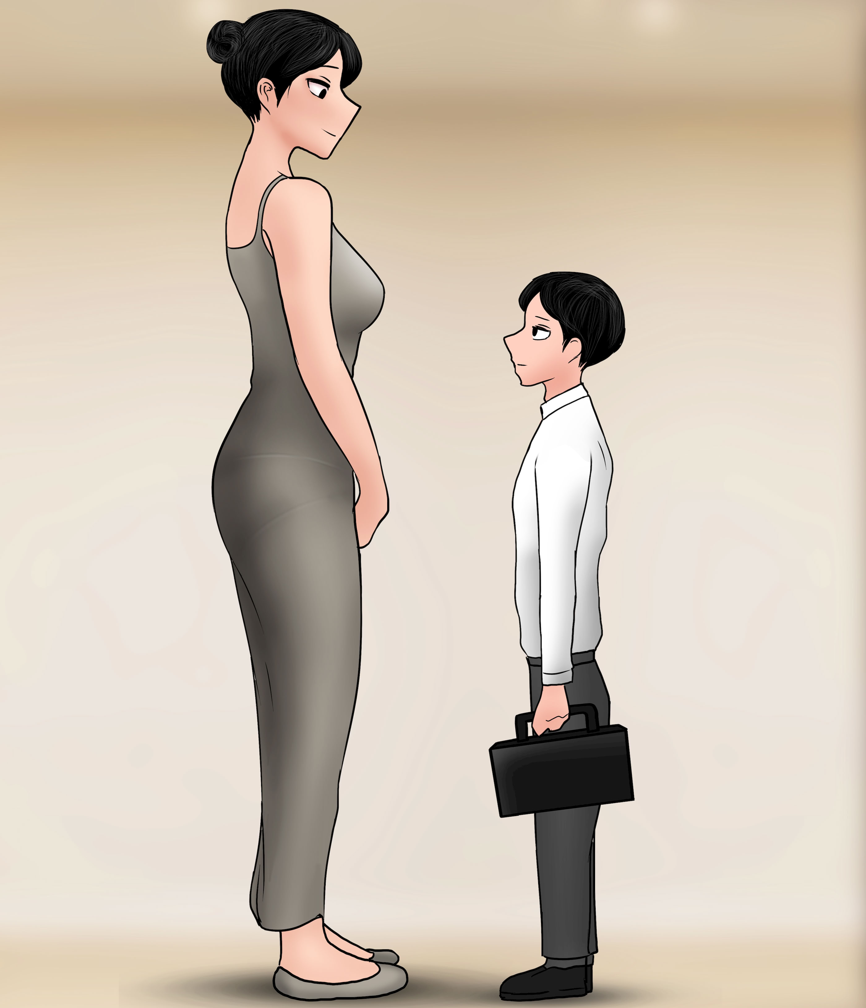 [韩国漫画] [Philia] 我成了低学历高个老婆的专属奴隶 펨돔아내 剧情,熟女人妻,巨乳大奶#[49P]-8