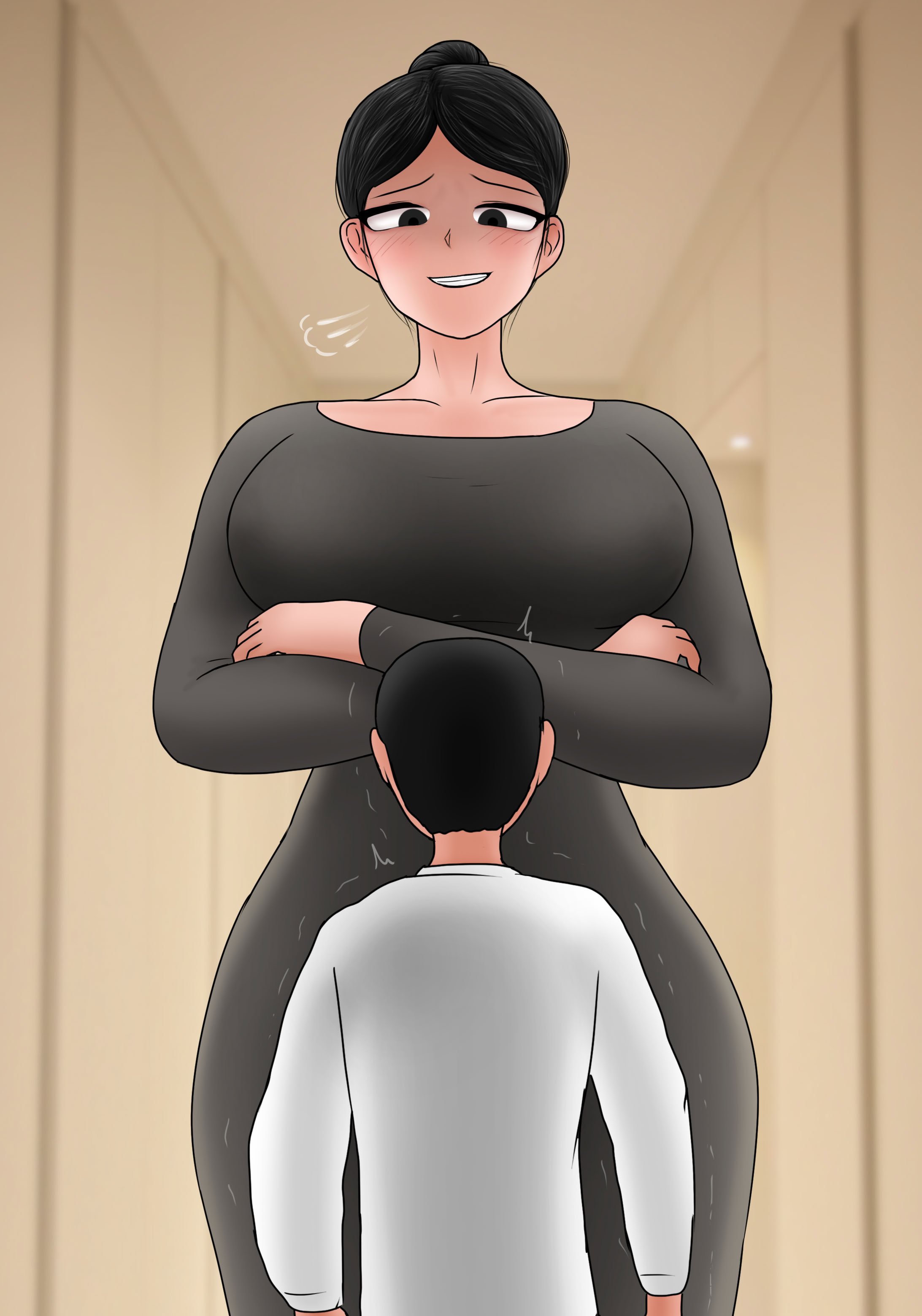 [韩国漫画] [Philia] 我成了低学历高个老婆的专属奴隶 펨돔아내 剧情,熟女人妻,巨乳大奶#[71P]-33