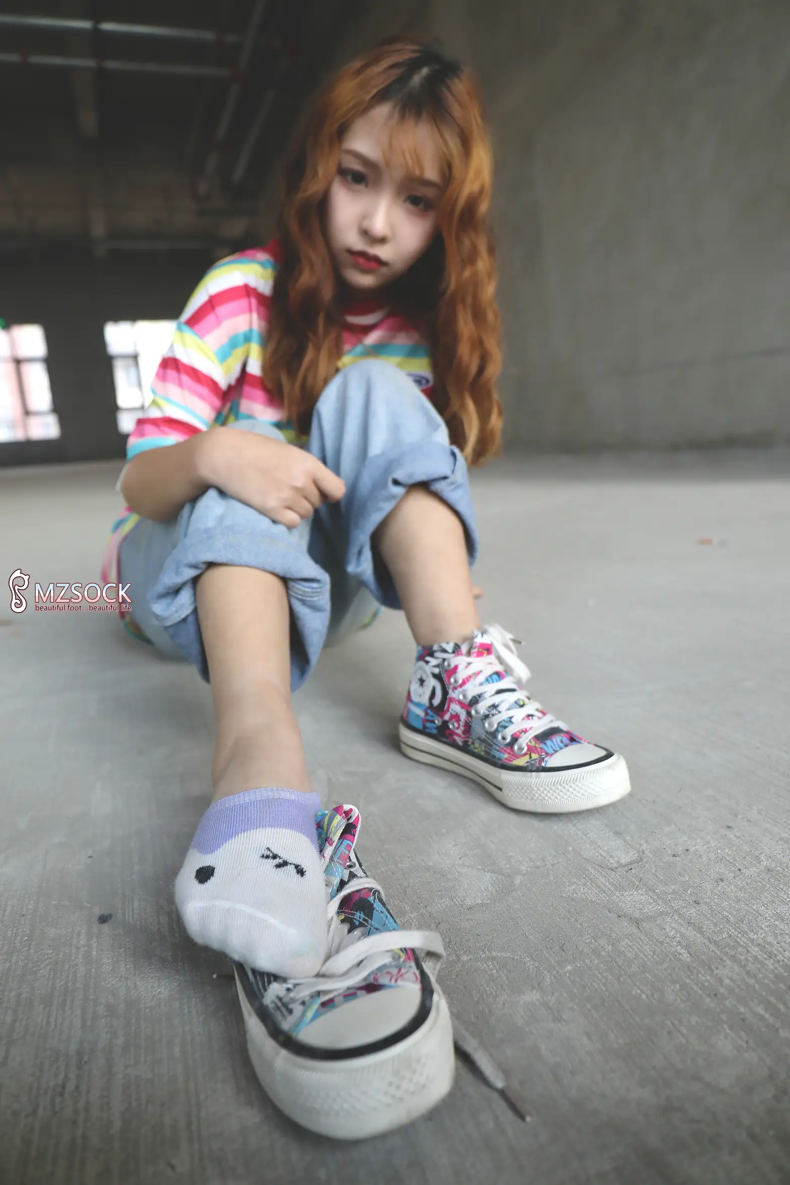 [Mzsock] Love beautiful feet NO.206 ella#[74P]-9