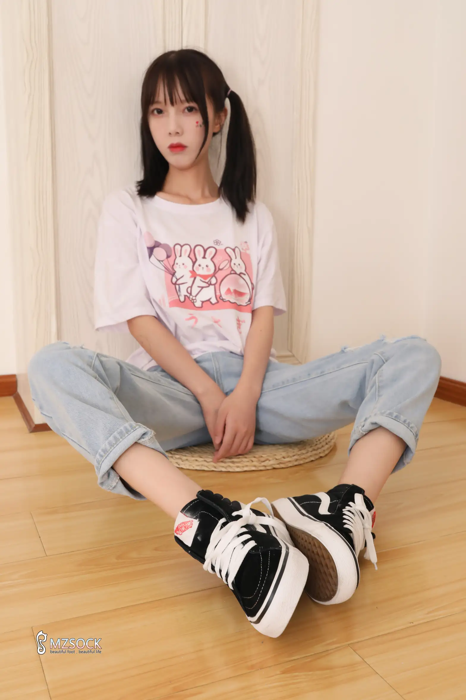 [Mzsock] Love beautiful feet NO.149 Mulberry#[74P]-5