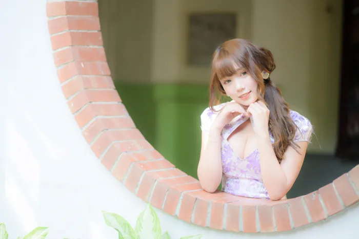 [爱美足] NO.040 Listening 旗袍絲襪高跟美腿外拍 街拍#[87P]-2
