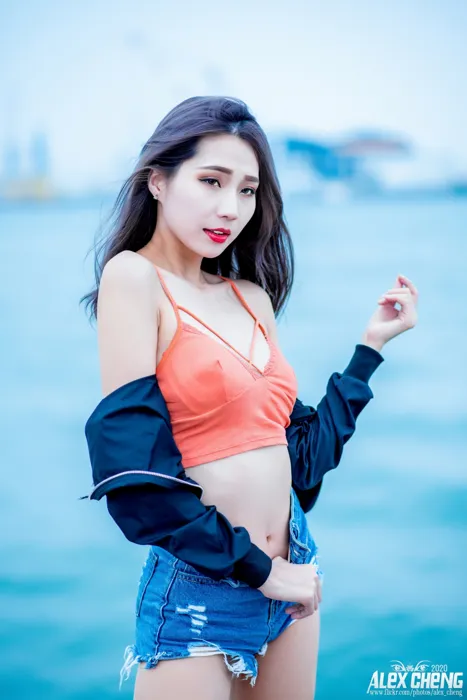 [爱美足] NO.023 長腿美模Anita 竹萱 性感外拍 街拍#[44P]-2