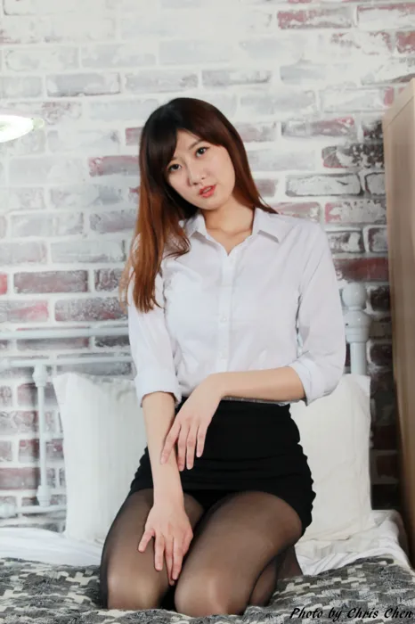 [爱美足] NO.082  Queena林茉晶 OL高跟美腿棚拍 街拍#[34P]-3