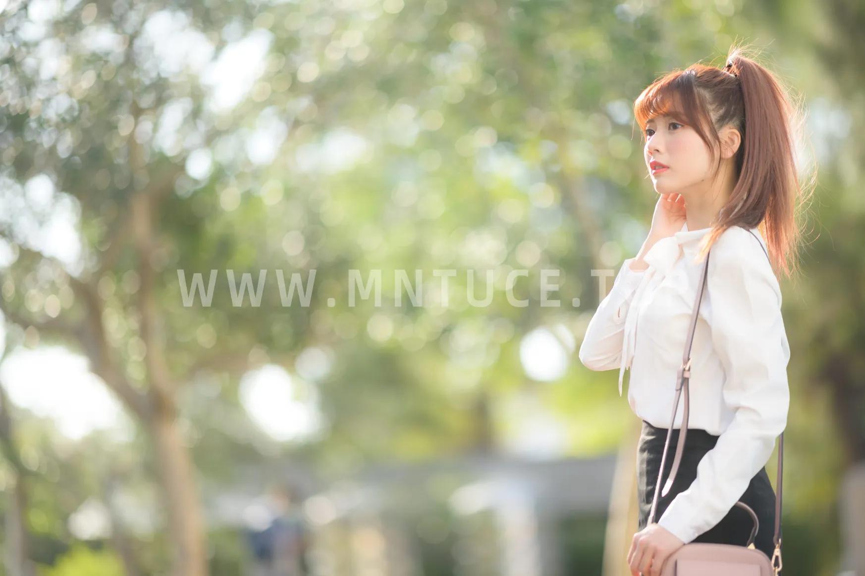 [Mzsock] NO.237 OL black silk uniform high heels street photography#[105P]-5