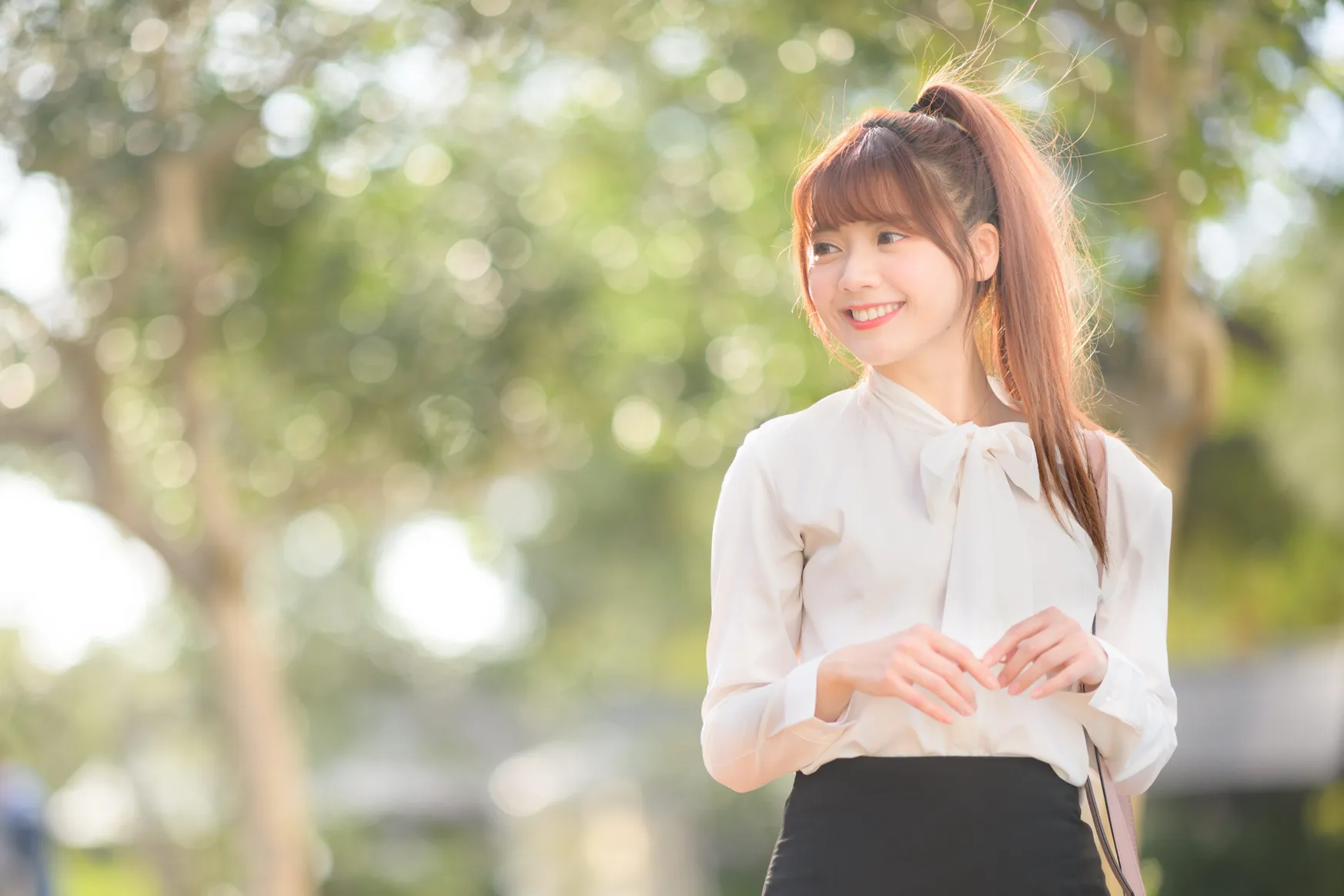 [Mzsock] NO.237 OL black silk uniform high heels street photography#[105P]-10