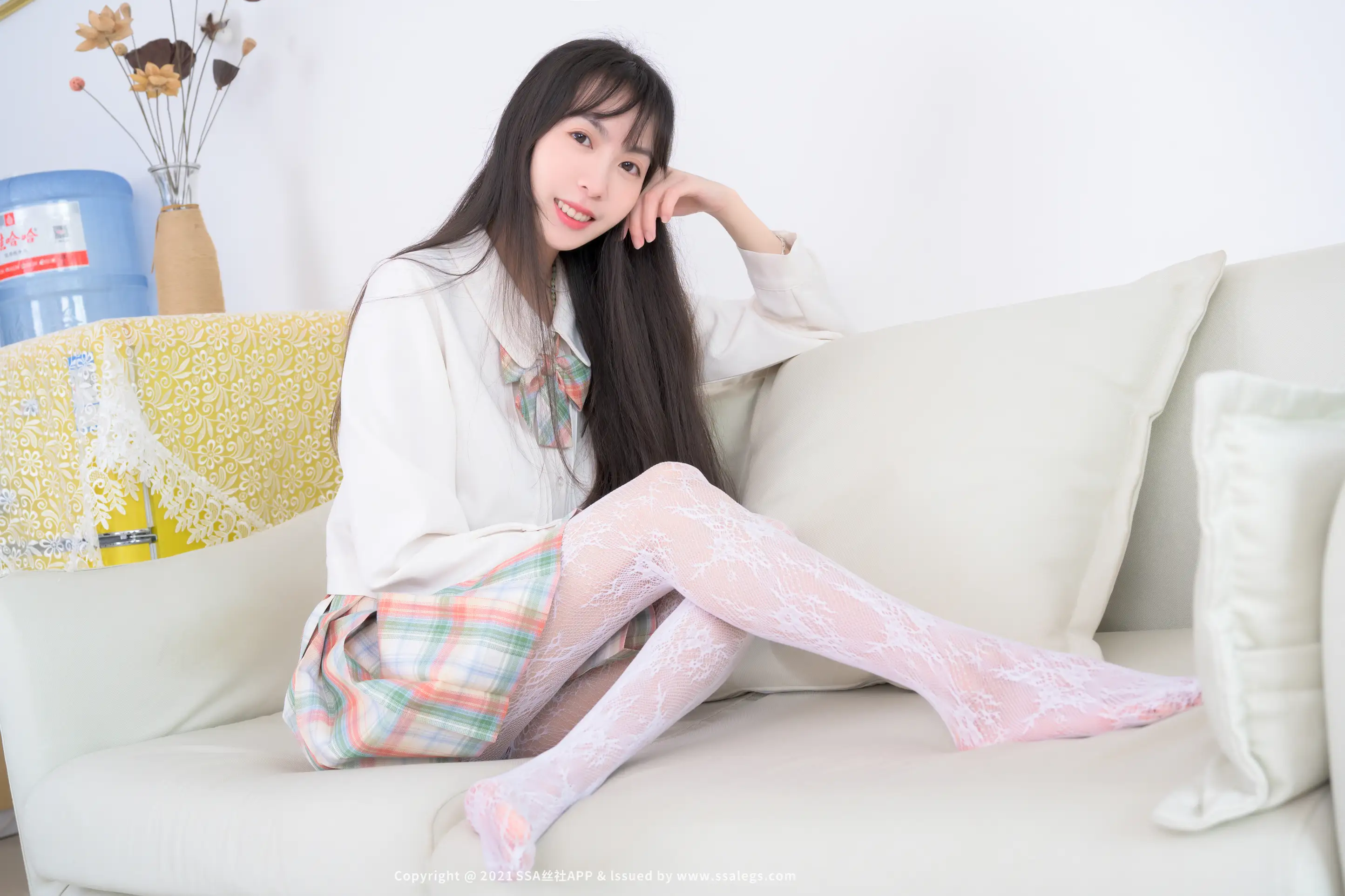 [爱美足] NO.677 腿模团团的白色网袜(下) 丝社#[109P]-5