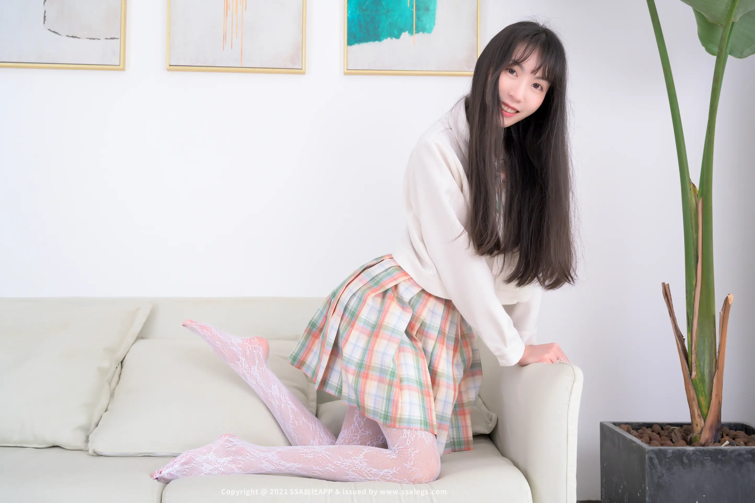 [爱美足] NO.677 腿模团团的白色网袜(下) 丝社#[109P]-8