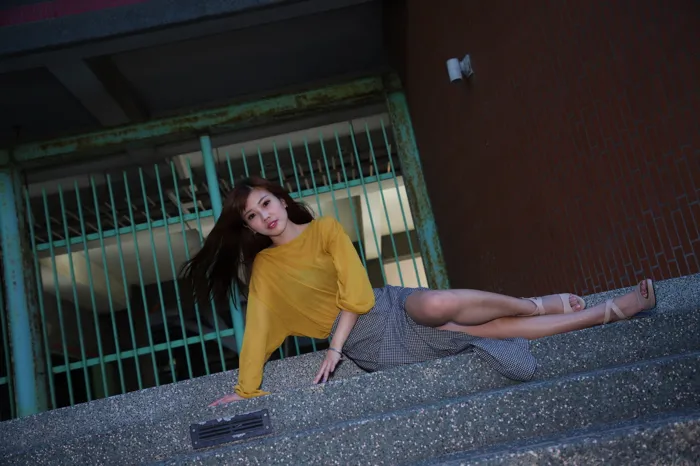 [爱美足] NO.053  凯蒂 裙摆摇 高跟美腿旅拍 街拍#[50P]-11
