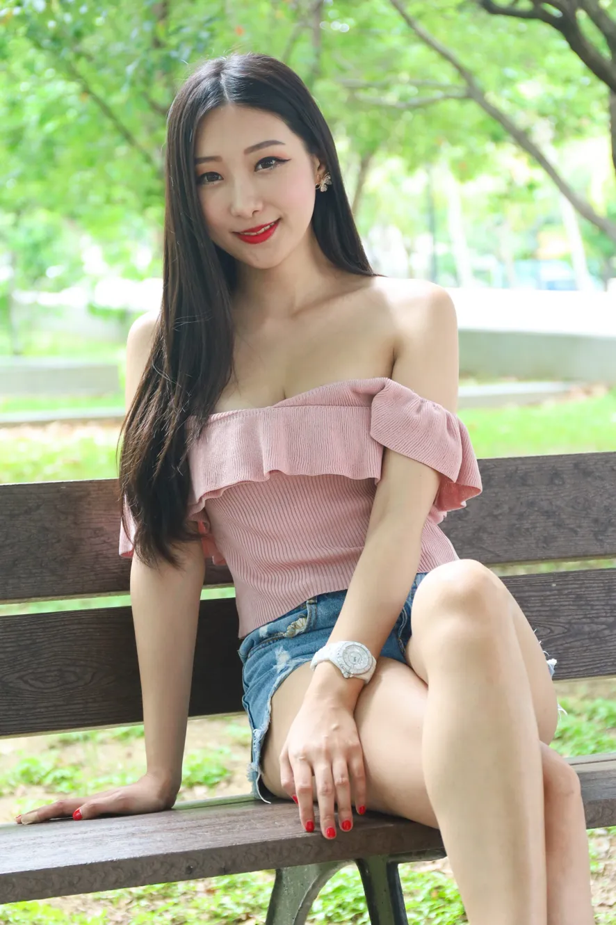 [爱美足] NO.133 吴采婕 牛仔短裤高跟美腿 街拍#[54P]-6