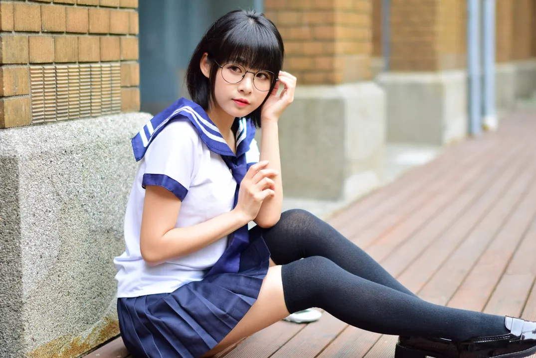 [爱美足] NO.171 海琳 学生制服 街拍#[73P]-3