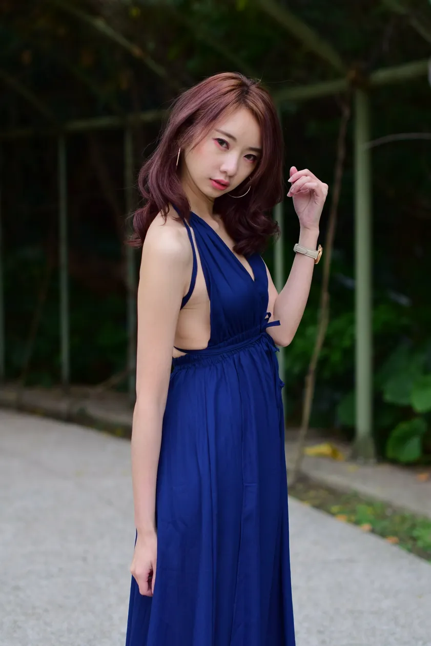 [Mzsock] NO.178 Youbao long skirt with high slits and high legs street photography#[105P]-8