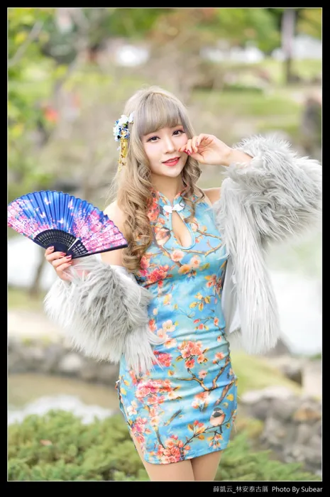 [Mzsock] NO.069 Xue Kaiyun, Lin Antai’s ancient house, high heels and beautiful legs, outdoor shot street photography#[76P]-2