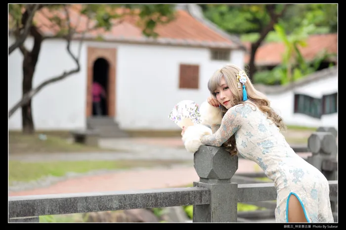 [Mzsock] NO.069 Xue Kaiyun, Lin Antai’s ancient house, high heels and beautiful legs, outdoor shot street photography#[76P]-1