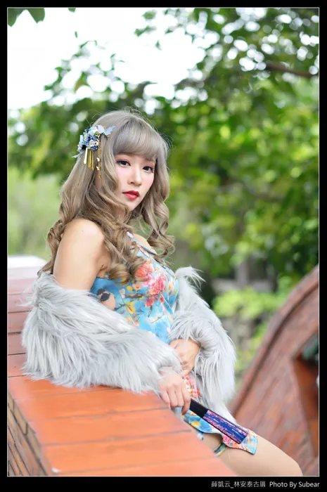 [Mzsock] NO.069 Xue Kaiyun, Lin Antai’s ancient house, high heels and beautiful legs, outdoor shot street photography#[76P]-10
