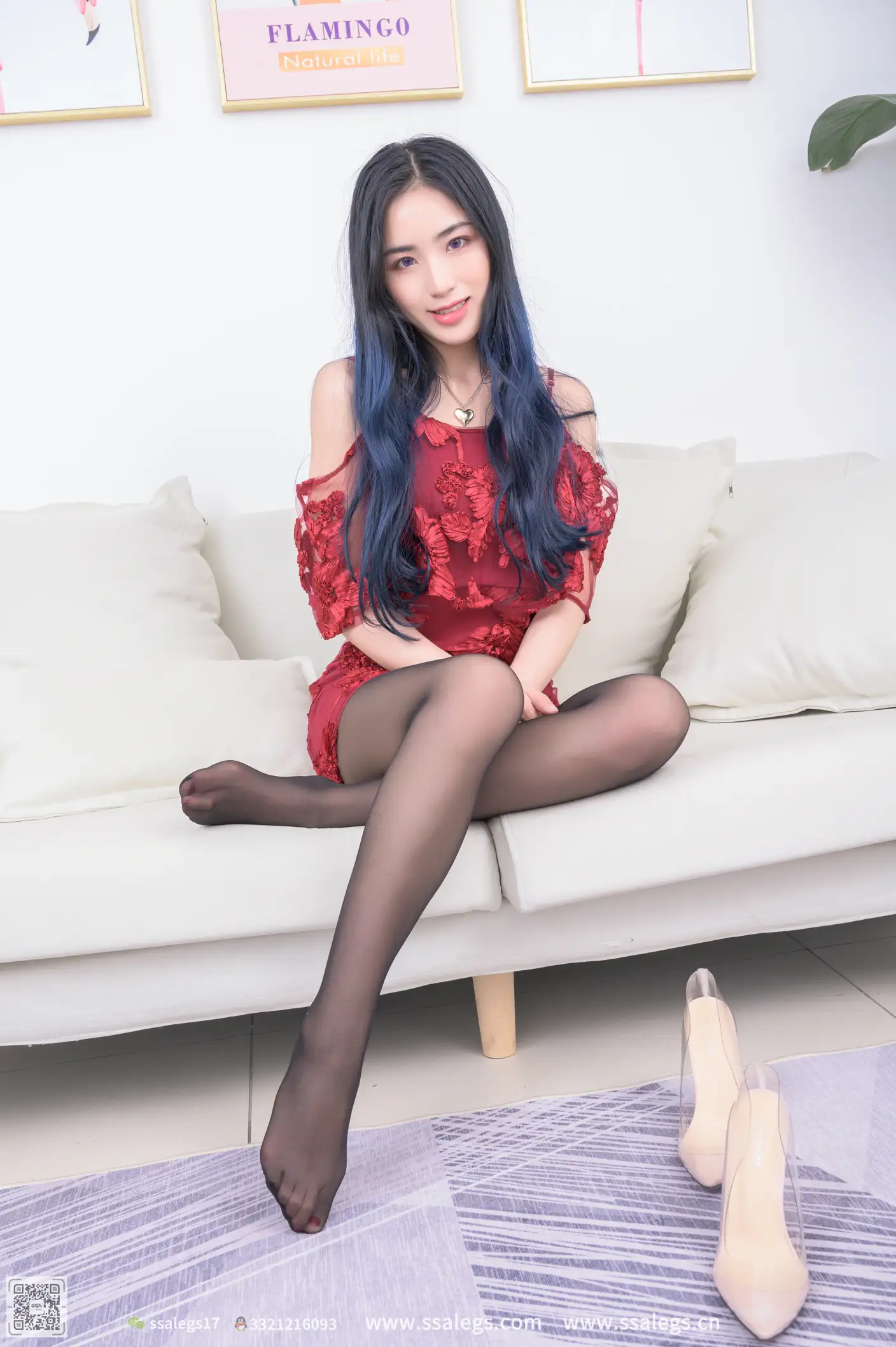 [爱美足] NO.524 茵茵 黑丝写真（下) 丝社#[127P]-7
