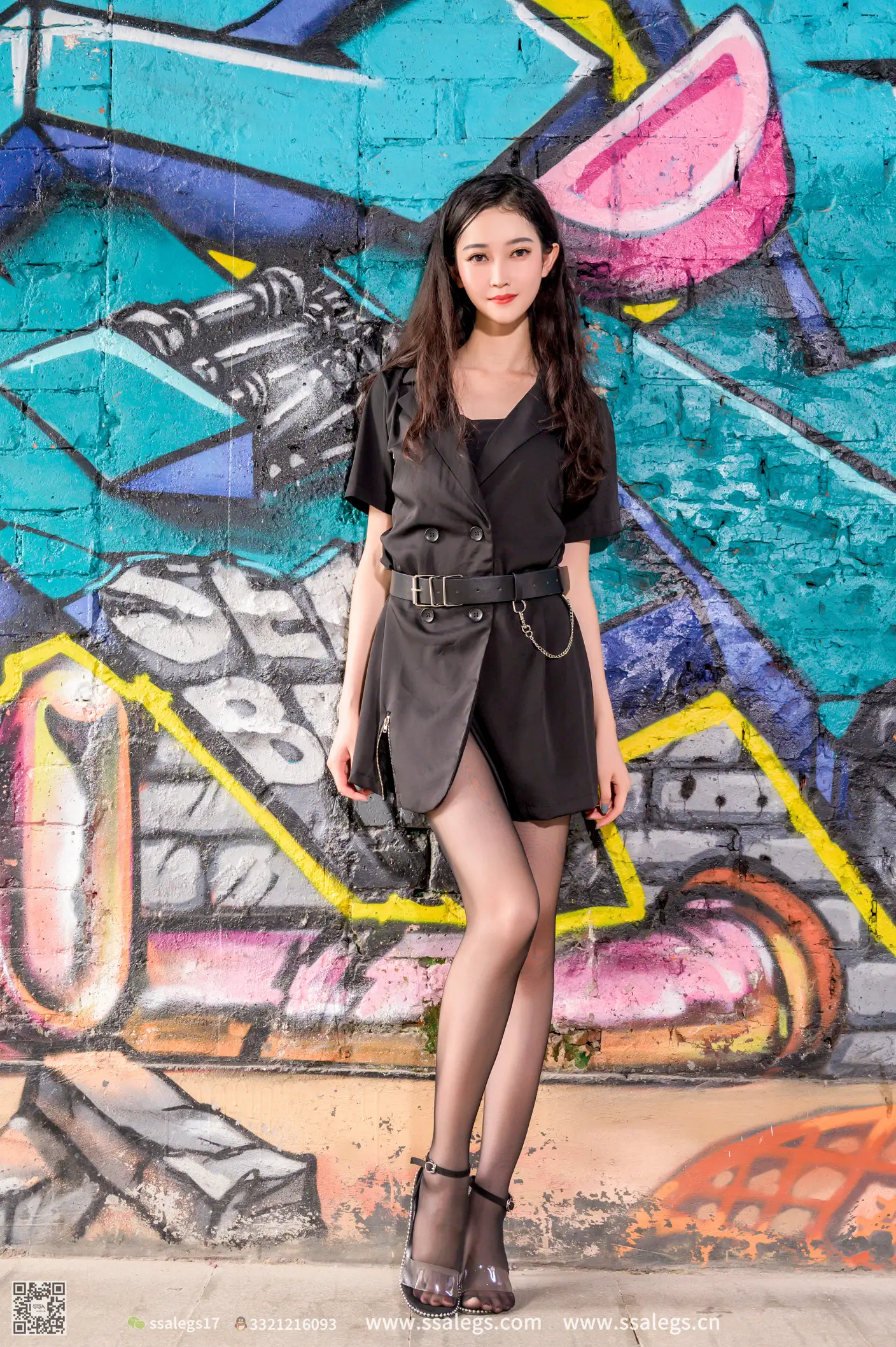 [Mzsock] NO.468 Manman Street Photography Black Silk (Part 2) Silk club#[127P]-2