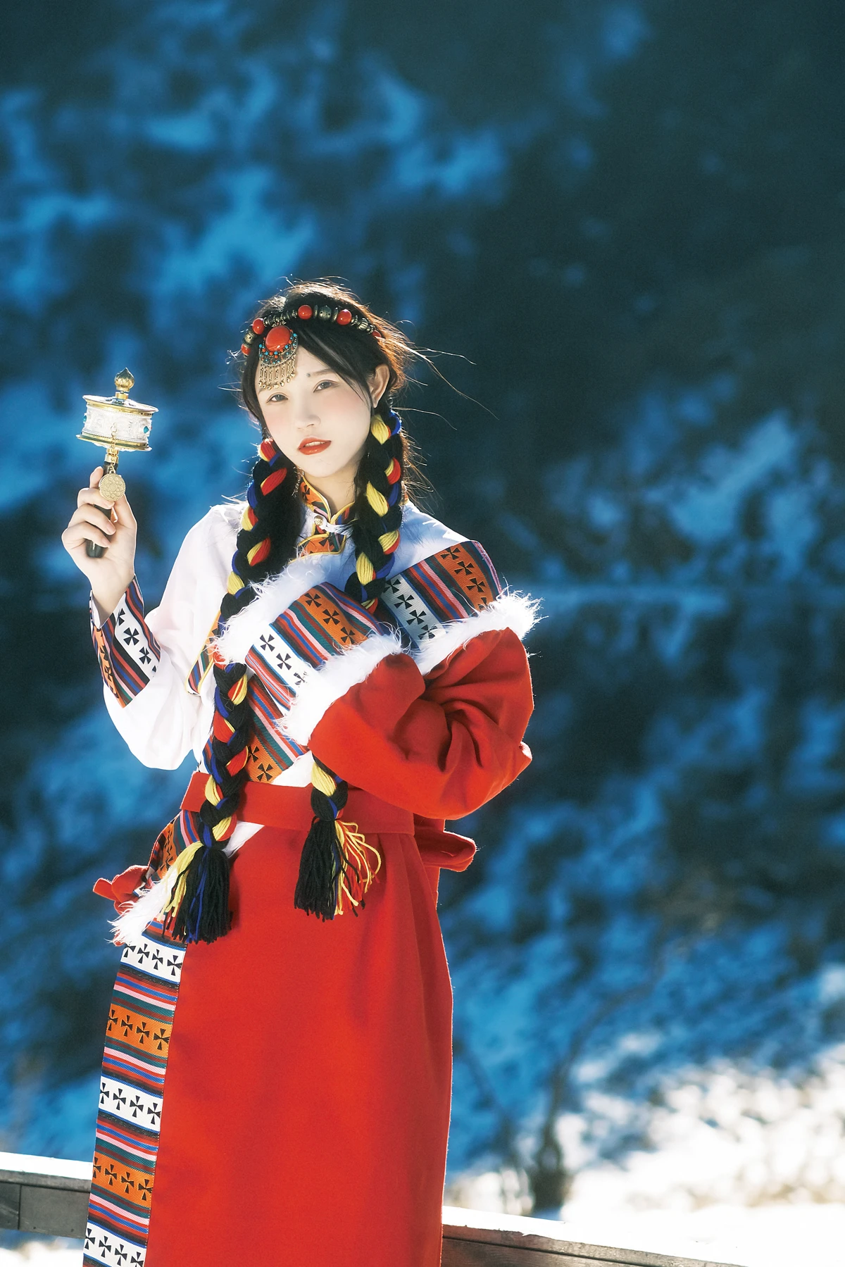 [艺图语] 2023.01.01 Vol.2814 – 我离不开神山，你带一支格桑花走吧 小霜#[22P]-2