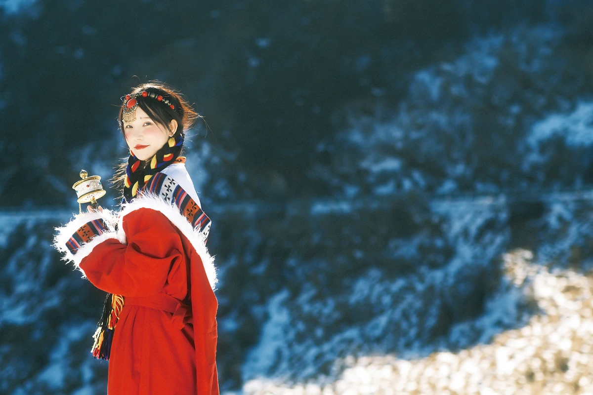 [艺图语] 2023.01.01 Vol.2814 – 我离不开神山，你带一支格桑花走吧 小霜#[22P]-3