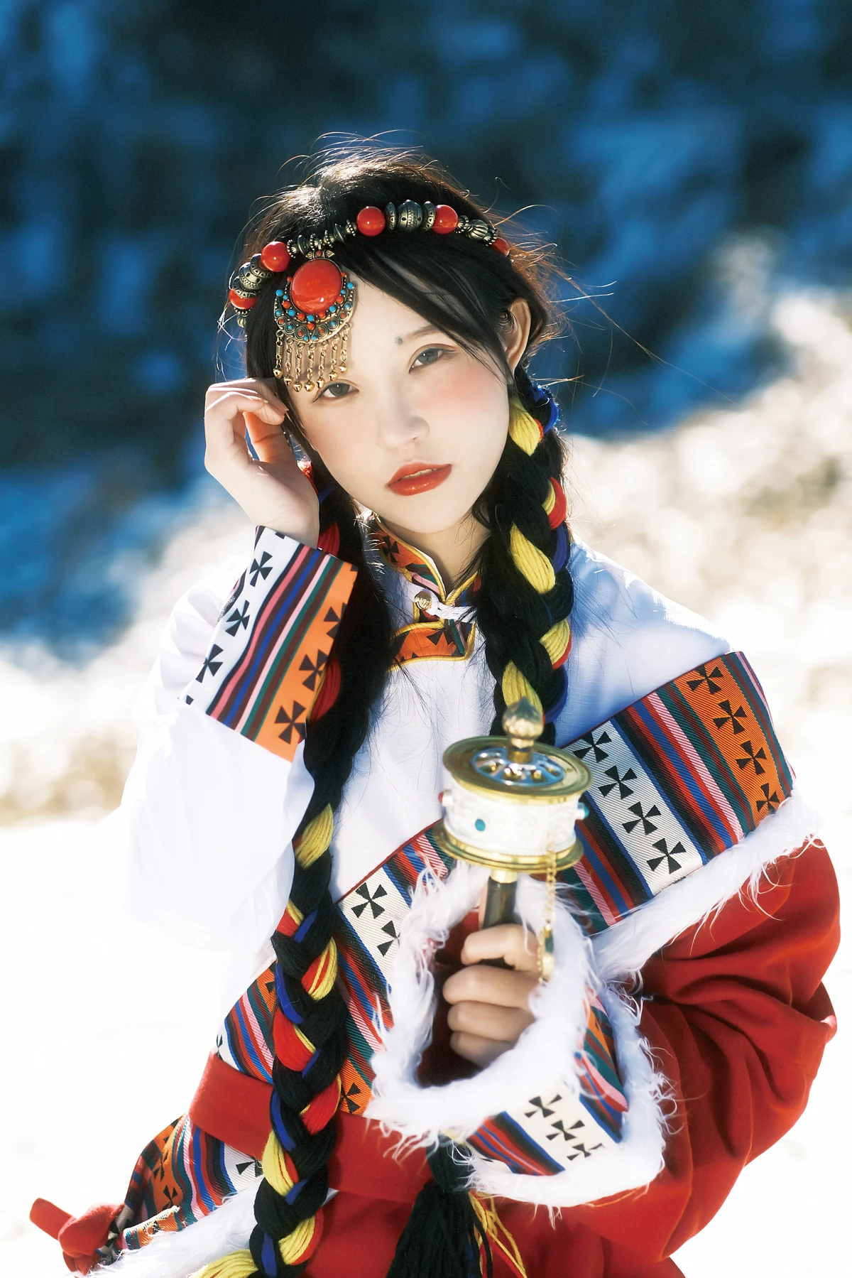 [艺图语] 2023.01.01 Vol.2814 – 我离不开神山，你带一支格桑花走吧 小霜#[22P]-4