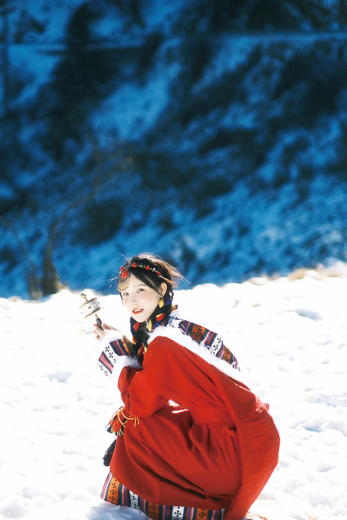 [艺图语] 2023.01.01 Vol.2814 – 我离不开神山，你带一支格桑花走吧 小霜#[22P]-6