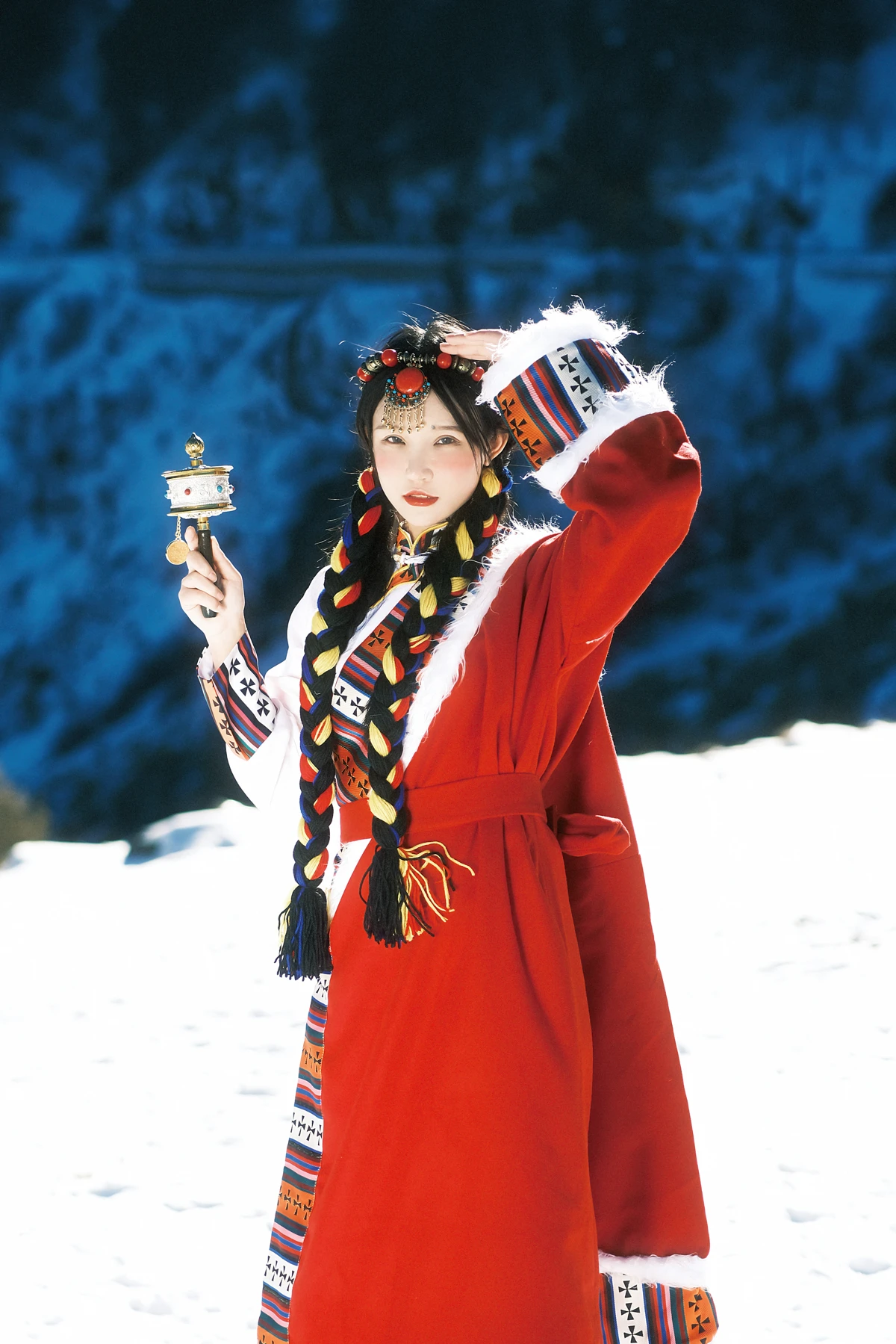 [艺图语] 2023.01.01 Vol.2814 – 我离不开神山，你带一支格桑花走吧 小霜#[22P]-7