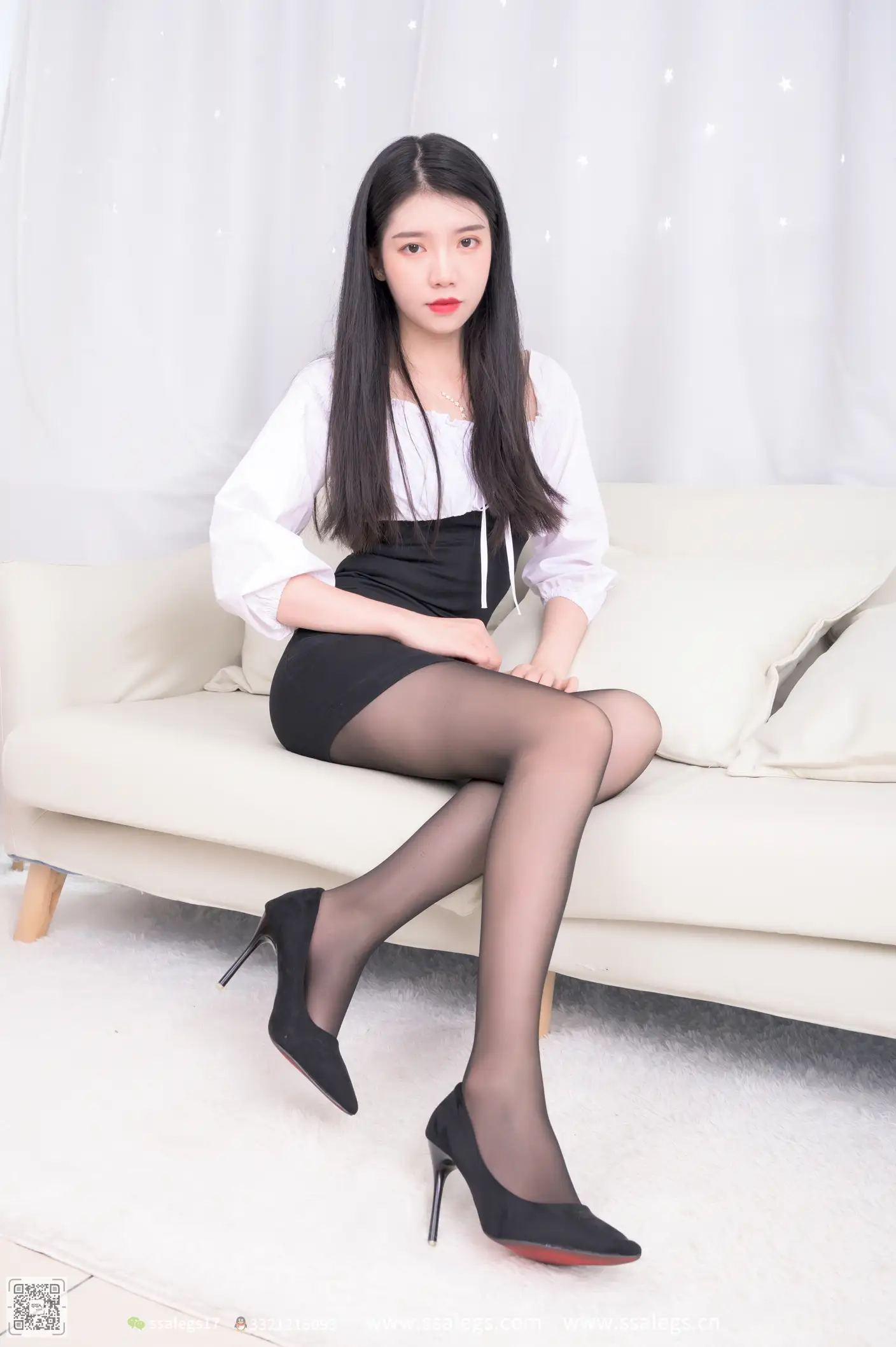 [爱美足] NO.516 秋秋 黑丝写真（上) 丝社#[122P]-5