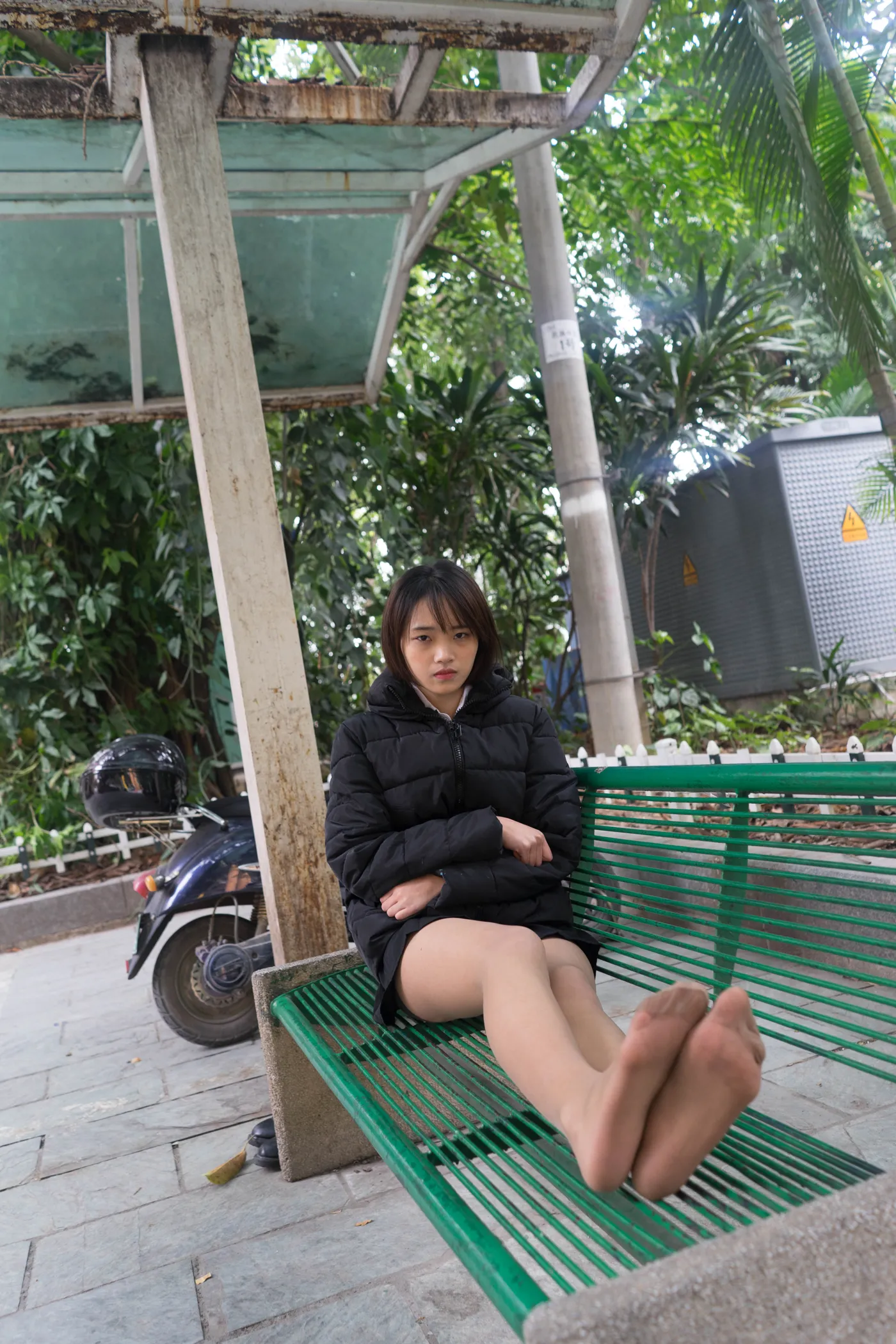 [爱美足] NO.001 高中妹子街边偶遇直接约拍不犹豫 街拍#[106P]-7