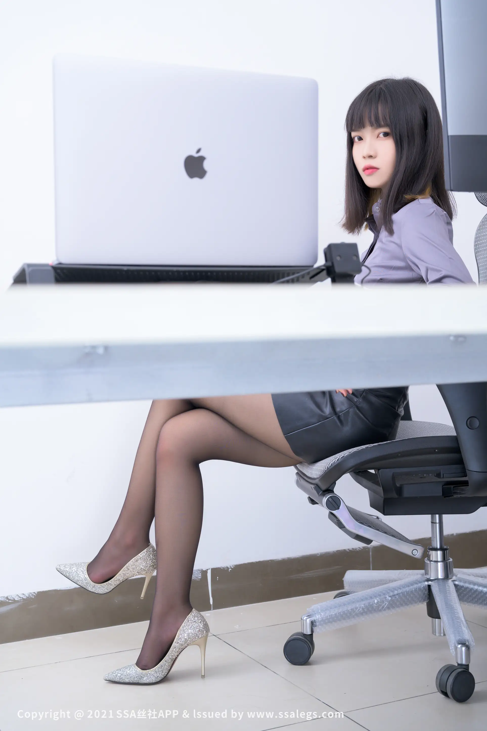 [爱美足] NO.748 模特丹丹的黑丝袜OL(上) 丝社#[123P]-6