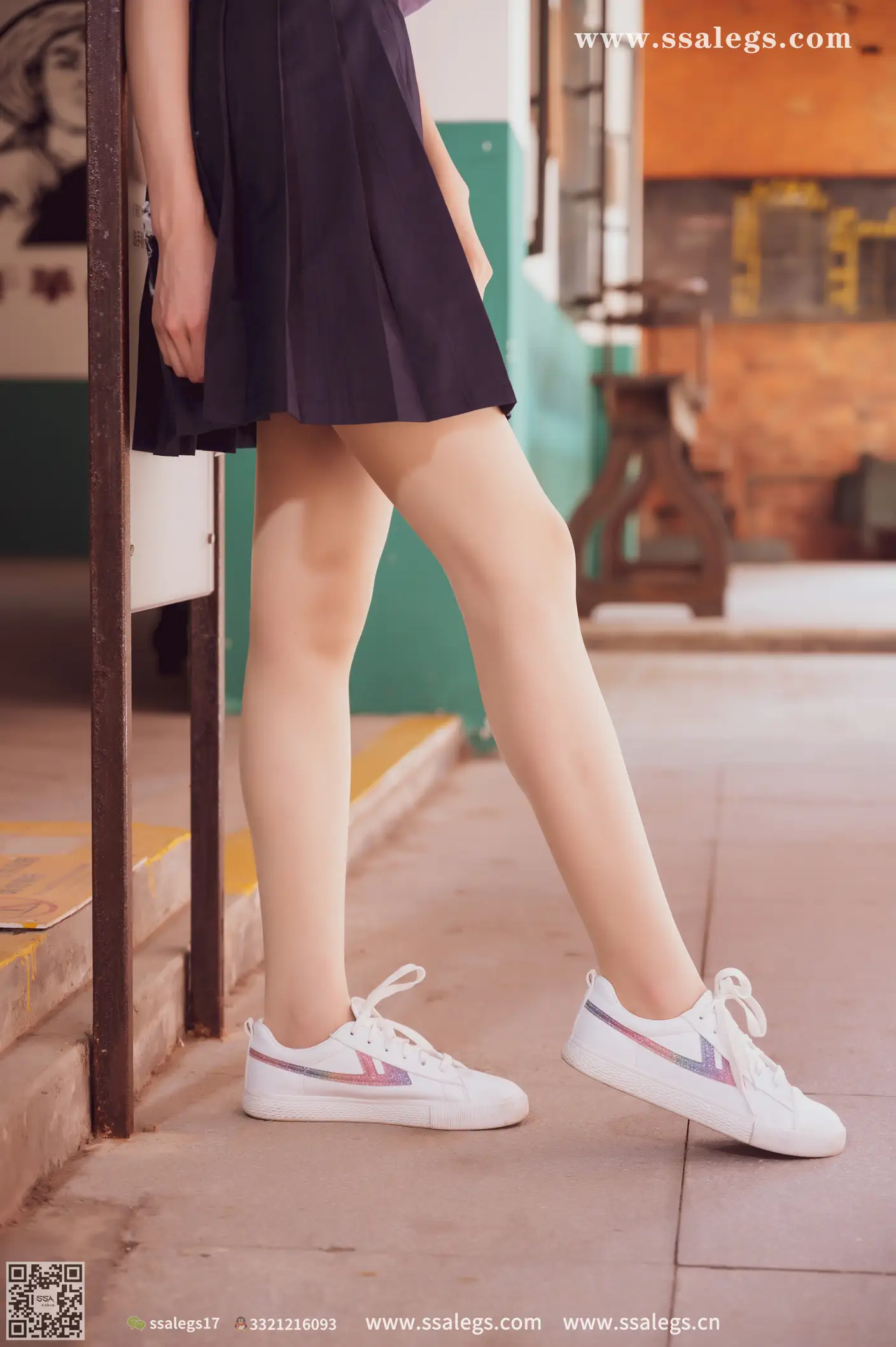 [爱美足] NO.422 漫漫白色jk制服肉丝写真(下) 丝社#[124P]-1